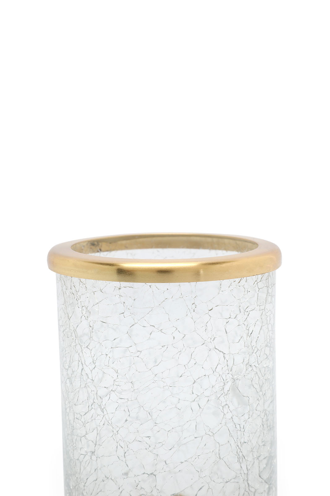 Gold Textured Glass Tumbler