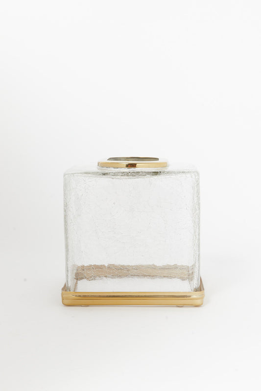 Redtag-Gold-Glass-Tissue-Box-Category:Bathroom-Accessories,-Colour:Gold,-Deals:New-In,-Filter:Home-Bathroom,-H1:HMW,-H2:BAC,-H3:BCE,-H4:BAE,-HMW-BAC-Bath-Accessories,-New-In-HMW-BAC,-Non-Sale,-S23B,-Season:S23B,-Section:Homewares-Home-Bathroom-