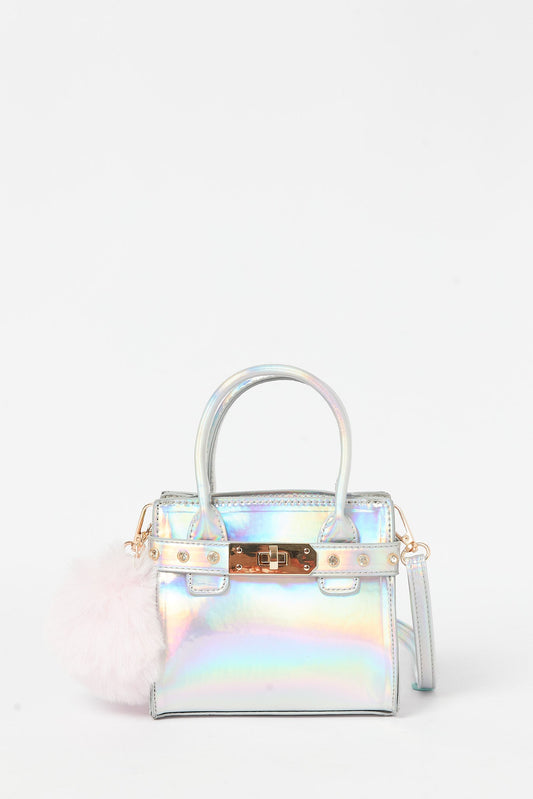 Redtag-Silver-Embellished-Crossbody-Bag-Category:Purse,-Colour:Silver,-Filter:Girls-Accessories,-GIR-Bags,-H1:ACC,-H2:GIR,-H3:GIA,-H4:HBG,-New-In,-New-In-GIR-ACC,-Non-Sale,-S23B,-Season:S23B,-Section:Girls-(0-to-14Yrs)-Girls-