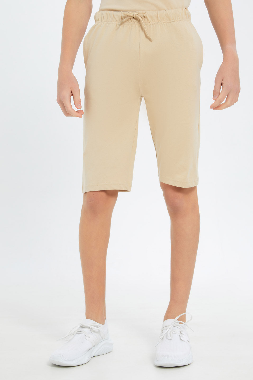 Redtag-Boys-Beige-Oversize-Basic-Set-BSR-Casual-Sets,-Category:Casual-Sets,-Colour:Beige,-Deals:New-In,-Filter:Senior-Boys-(8-to-14-Yrs),-New-In-BSR-APL,-Non-Sale,-S23B,-Section:Boys-(0-to-14Yrs),-VLM--