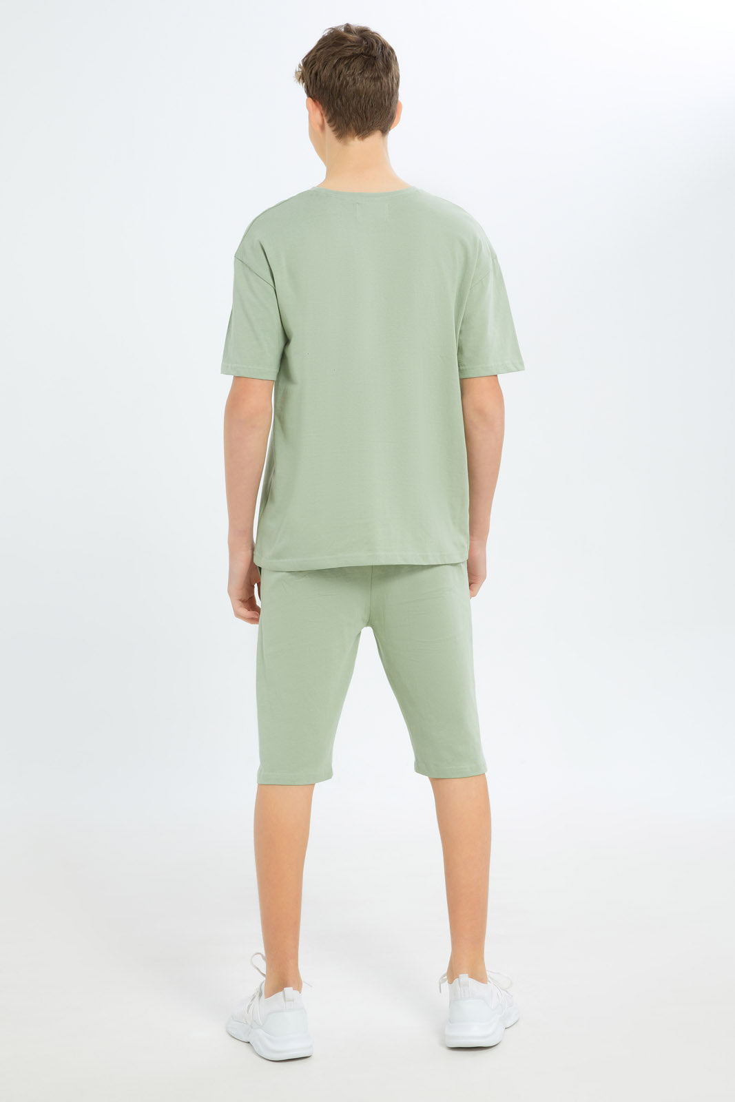 Redtag-Boys-Mint-Oversize-Basic-Set-BSR-Casual-Sets,-Category:Casual-Sets,-Colour:Mint,-Deals:New-In,-Filter:Senior-Boys-(8-to-14-Yrs),-New-In-BSR-APL,-Non-Sale,-S23B,-Section:Boys-(0-to-14Yrs),-VLM--