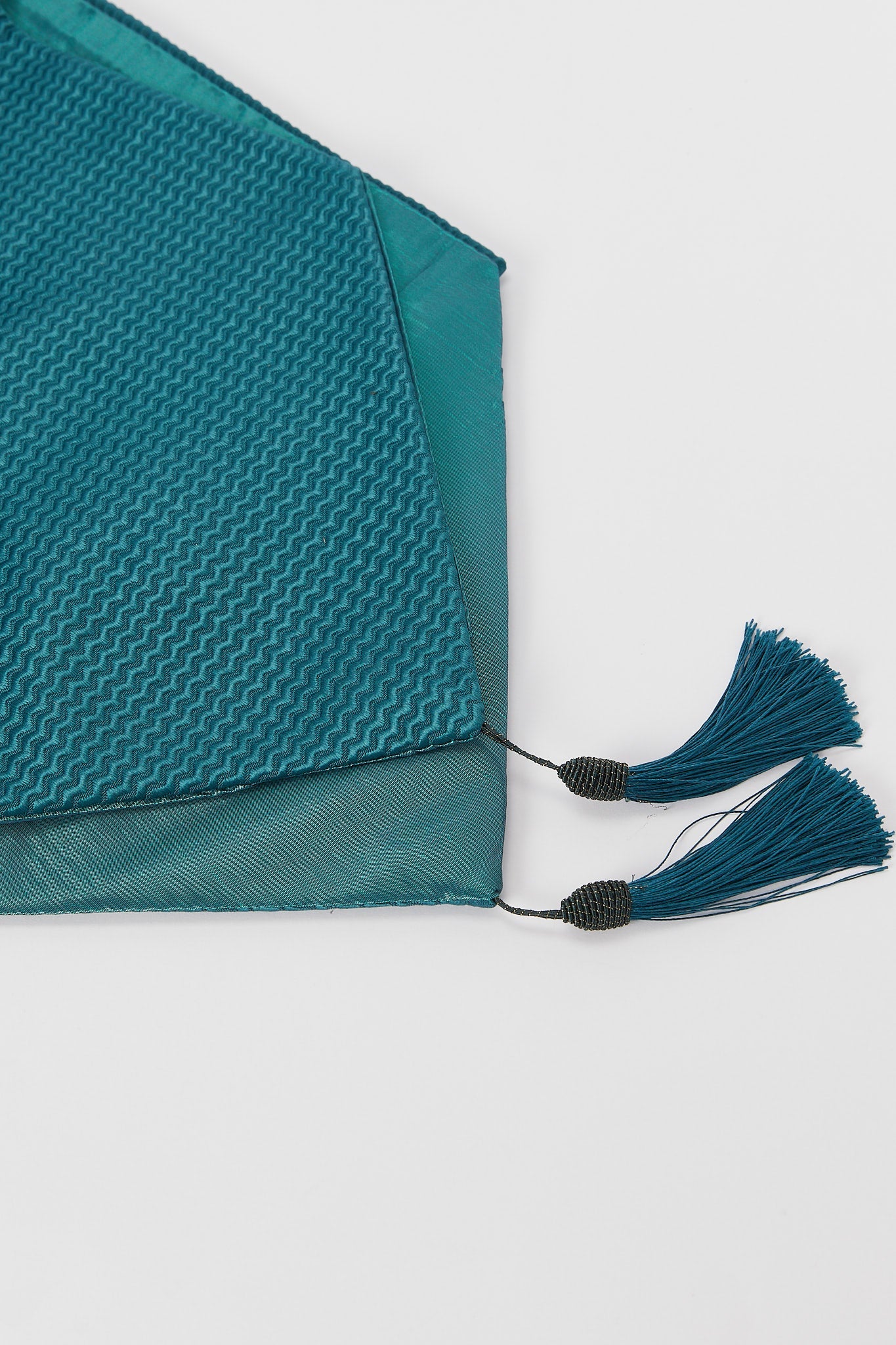 Redtag-Blue-Jacquard-Table-Runner-Category:Table-Linen,-Colour:Blue,-Deals:New-In,-Filter:Home-Dining,-H1:HMW,-H2:DIN,-H3:KIS,-H4:TLN,-HMW-DIN-Kitchen-Accessories,-New-In-HMW-DIN,-Non-Sale,-S23B,-Season:S23B,-Section:Homewares-Home-Dining-
