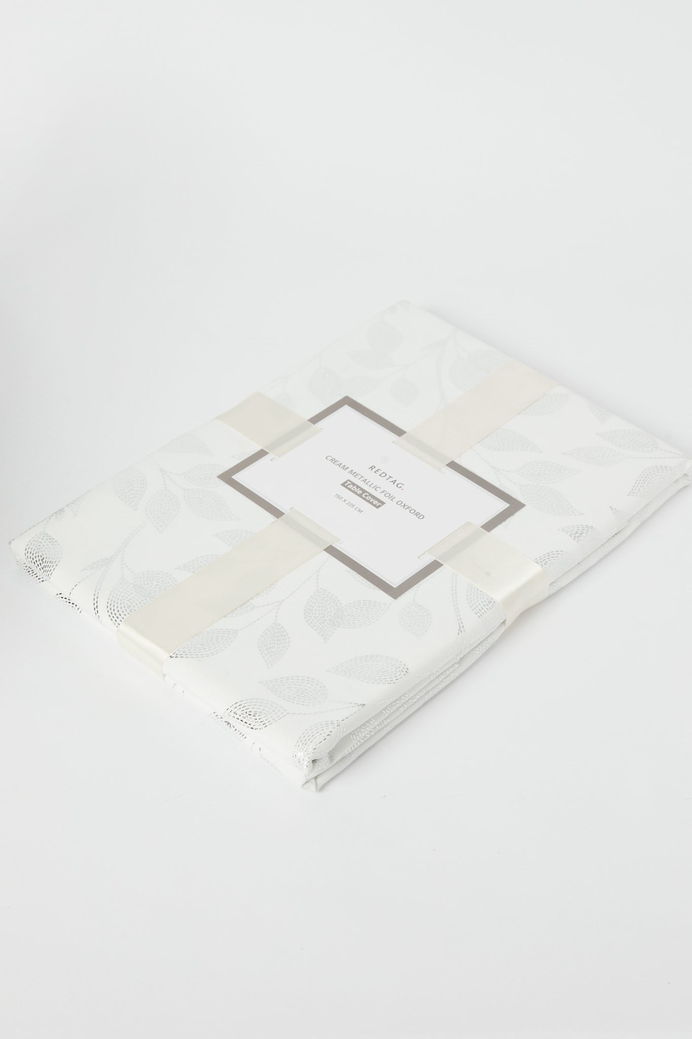 Redtag-Cream-Metallic-Foil-Oxford-Table-Cover-Category:Table-Linen,-Colour:Cream,-Deals:New-In,-Filter:Home-Dining,-H1:HMW,-H2:DIN,-H3:KIS,-H4:TLN,-HMW-DIN-Kitchen-Accessories,-New-In-HMW-DIN,-Non-Sale,-Promo:RIVA,-RMD,-S23B,-Season:S23B,-Section:Homewares,-Style:COVER-Home-Dining-