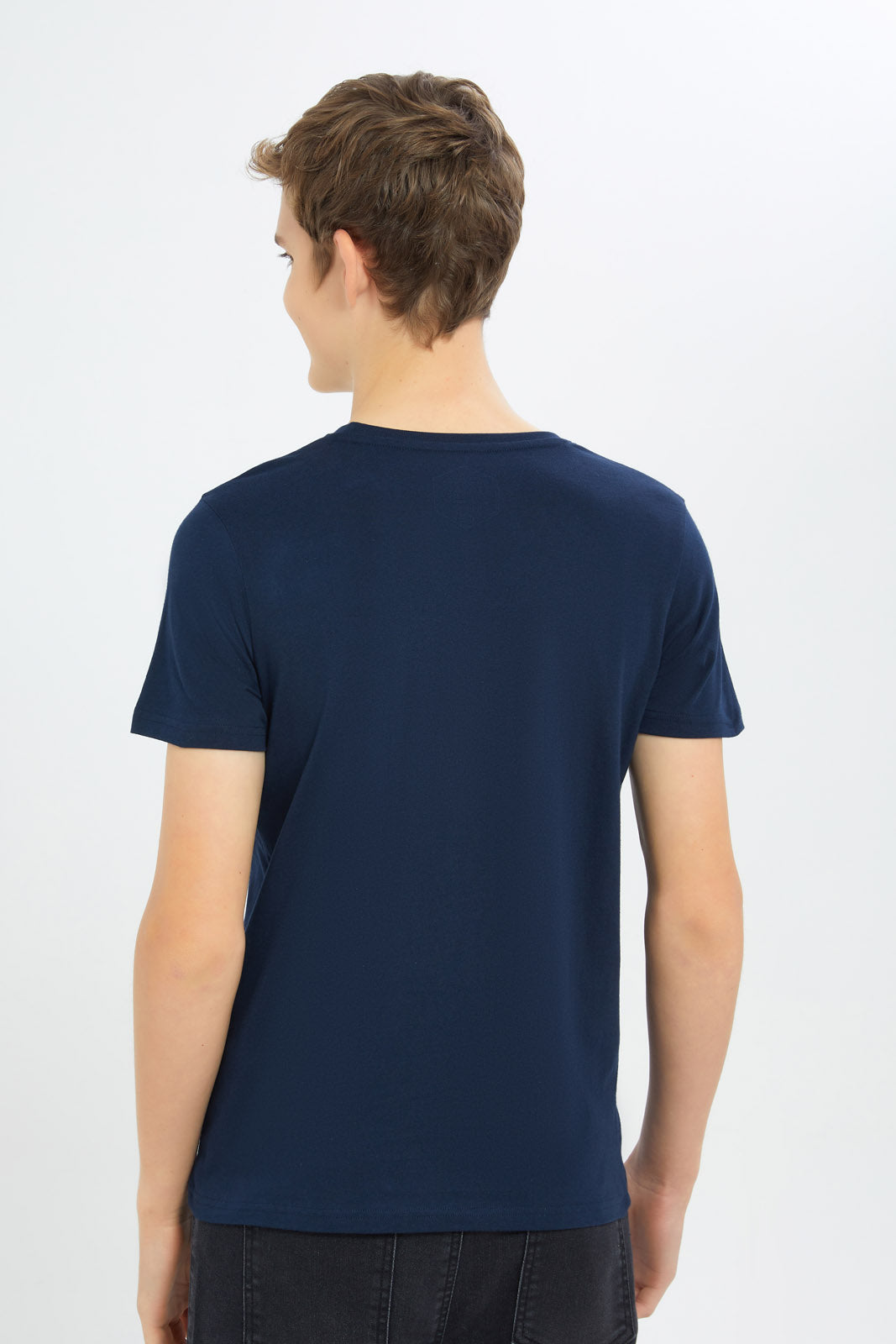 Redtag-Boys-Navy-Summer-Vibes-Graphic-Tee-BSR-T-Shirts,-Category:T-Shirts,-Colour:Navy,-Deals:New-In,-Filter:Senior-Boys-(8-to-14-Yrs),-H1:KWR,-H2:BSR,-H3:TSH,-H4:TSH,-New-In-BSR-APL,-Non-Sale,-Promo:TBL,-S23C,-Season:S23C,-Section:Boys-(0-to-14Yrs),-TBL-Senior-Boys-9 to 14 Years