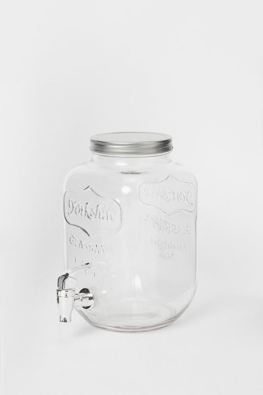Redtag-Clear-Beverage-Dispenser-Category:Dispensers,-Colour:White,-Deals:New-In,-Filter:Home-Dining,-H1:HMW,-H2:DIN,-H3:DRW,-H4:JUG,-HMW-DIN-Drinkware,-New-In-HMW-DIN,-Non-Sale,-Promo:STELLA,-RMD,-S23B,-Season:S23B,-Section:Homewares,-Style:DISPENSER-Home-Dining-
