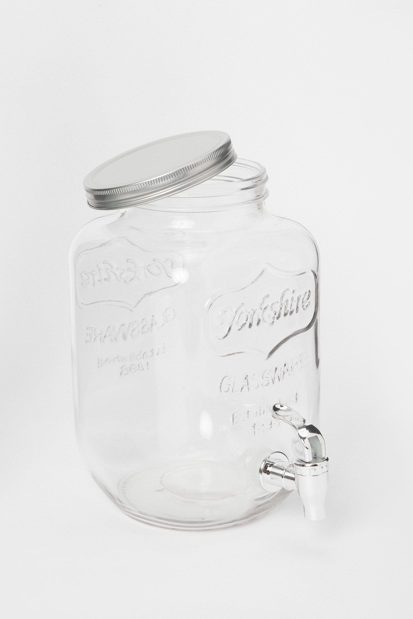 Redtag-Clear-Beverage-Dispenser-Category:Dispensers,-Colour:White,-Deals:New-In,-Filter:Home-Dining,-H1:HMW,-H2:DIN,-H3:DRW,-H4:JUG,-HMW-DIN-Drinkware,-New-In-HMW-DIN,-Non-Sale,-Promo:STELLA,-RMD,-S23B,-Season:S23B,-Section:Homewares,-Style:DISPENSER-Home-Dining-