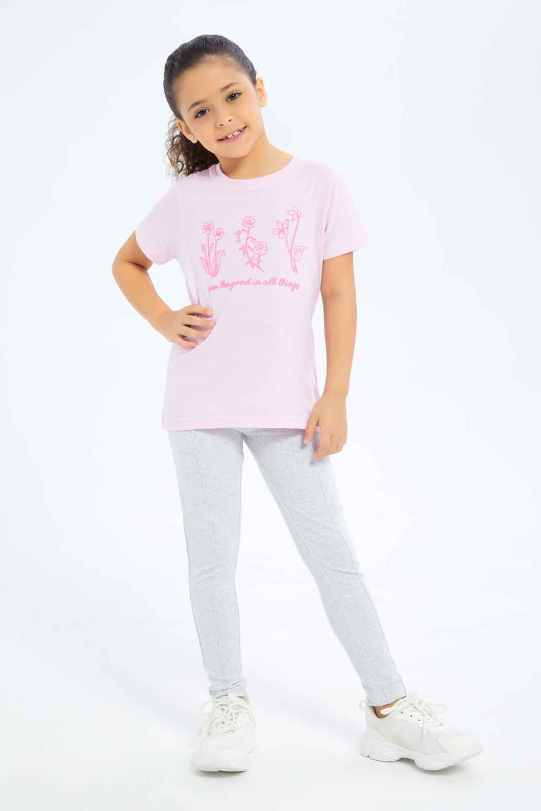 Redtag-Girls-Grey-Leggings-Category:Leggings,-Colour:Grey,-Deals:New-In,-Filter:Girls-(2-to-8-Yrs),-GIR-Leggings,-New-In-GIR-APL,-Non-Sale,-S23B,-Section:Girls-(0-to-14Yrs)-Girls-2 to 8 Years