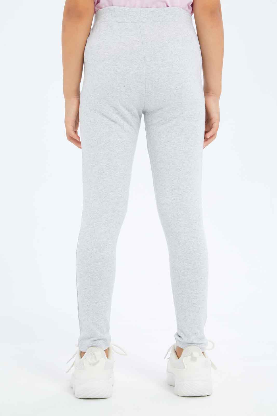 Redtag-Girls-Grey-Leggings-Category:Leggings,-Colour:Grey,-Deals:New-In,-Filter:Girls-(2-to-8-Yrs),-GIR-Leggings,-New-In-GIR-APL,-Non-Sale,-S23B,-Section:Girls-(0-to-14Yrs)-Girls-2 to 8 Years