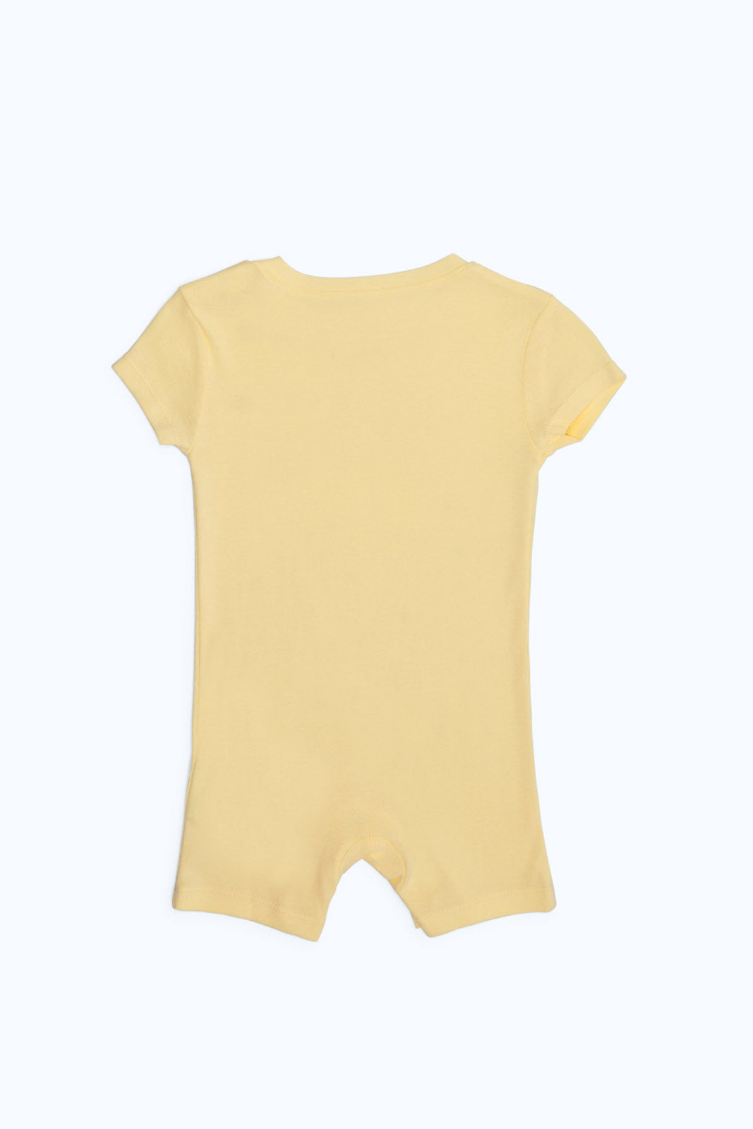 Redtag-Boys-Yellow-Solid-Ppe-Rib-Romper-Category:Rompers,-Colour:Yellow,-Deals:New-In,-Filter:Baby-(0-to-12-Mths),-NBB-Rompers,-New-In-NBB-APL,-Non-Sale,-PPE,-S23B,-Section:Boys-(0-to-14Yrs)-Baby-0 to 12 Months