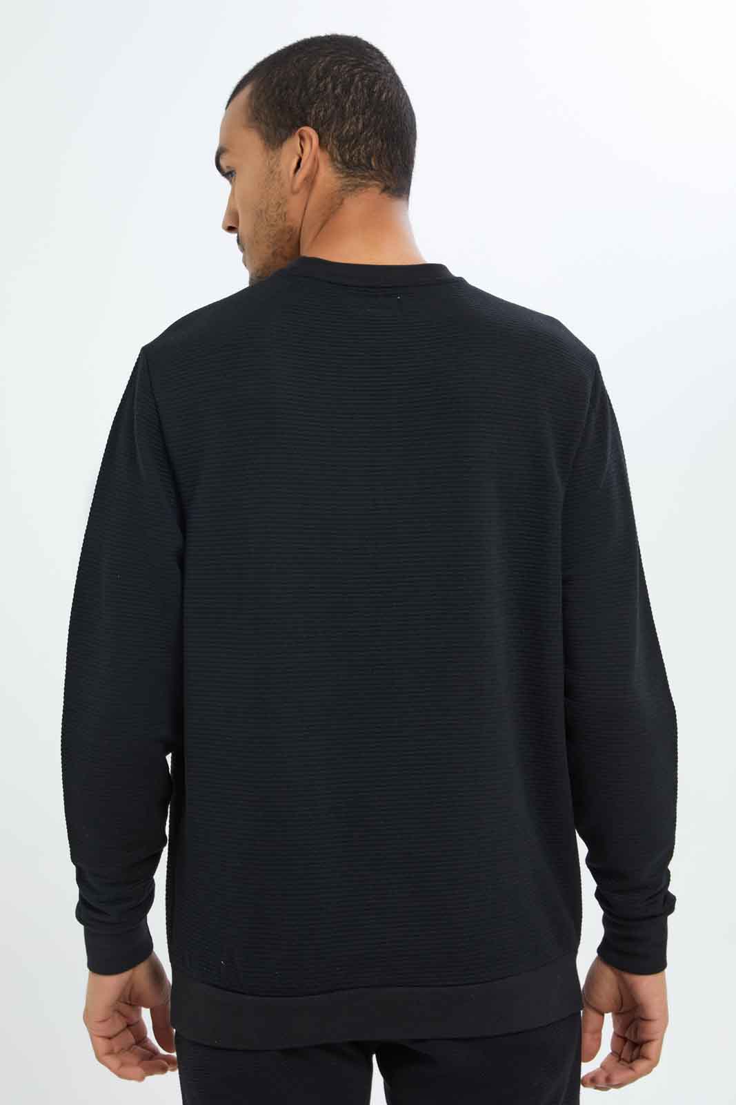 Redtag-Men-Black-Crew-Neck-Sweatshirt-Category:Sweatshirts,-Colour:Black,-Deals:New-In,-Filter:Men's-Clothing,-Men-Sweatshirts,-New-In-Men-APL,-Non-Sale,-S23A,-Section:Men-Men's-
