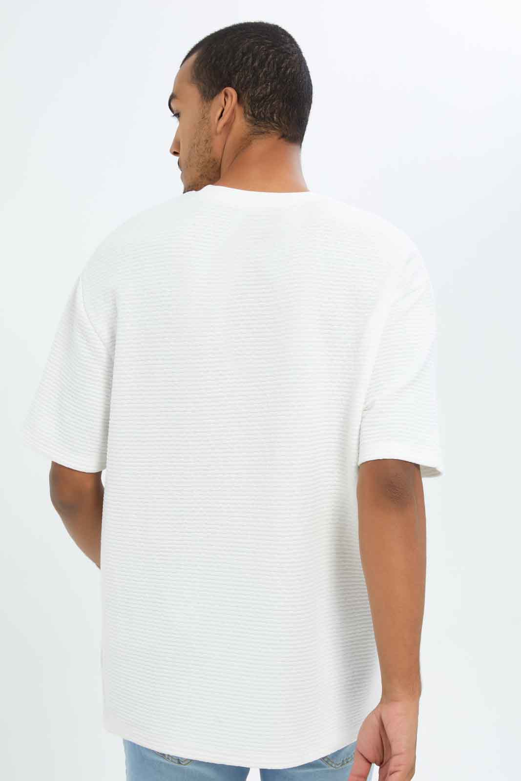Redtag-Men-White-Crew-Neck-S/S-Lounge-Sweatshirt-Category:Sweatshirts,-Colour:White,-Deals:2-FOR-89,-Deals:New-In,-Filter:Men's-Clothing,-Men-Sweatshirts,-New-In-Men-APL,-Non-Sale,-S23A,-Section:Men--