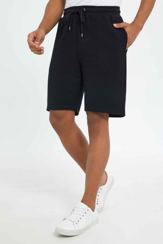 Men Black Lounge Shorts