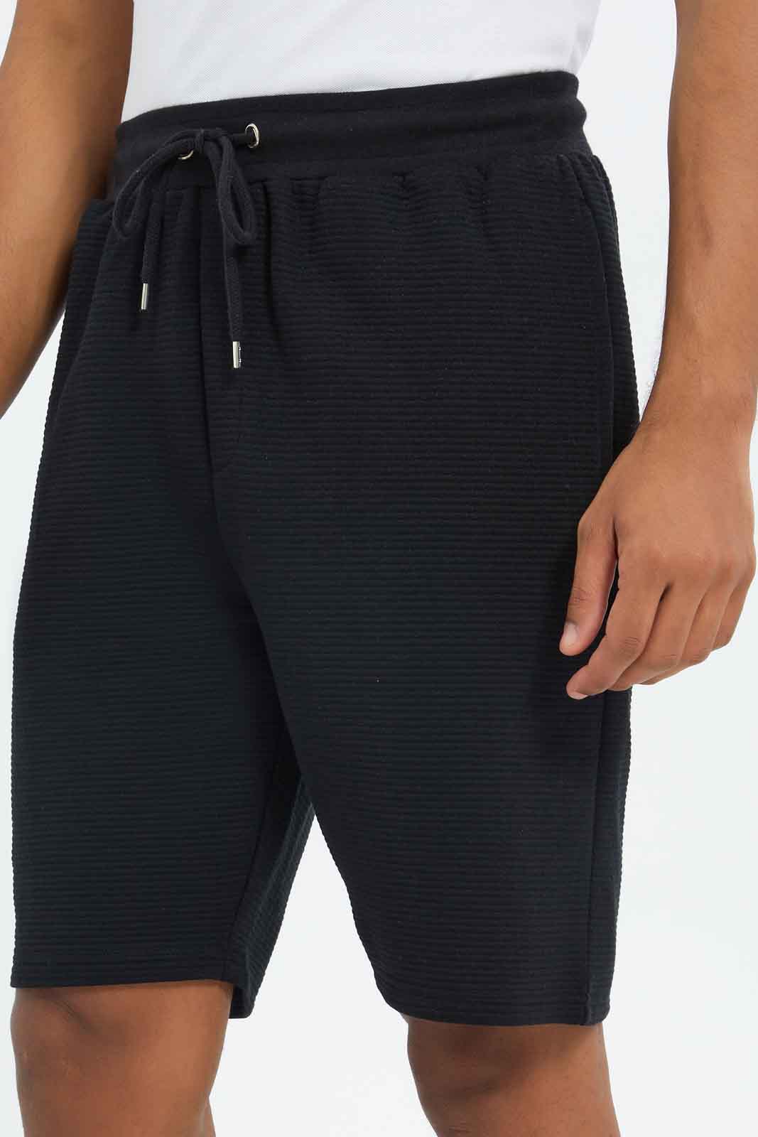 Men Black Lounge Shorts
