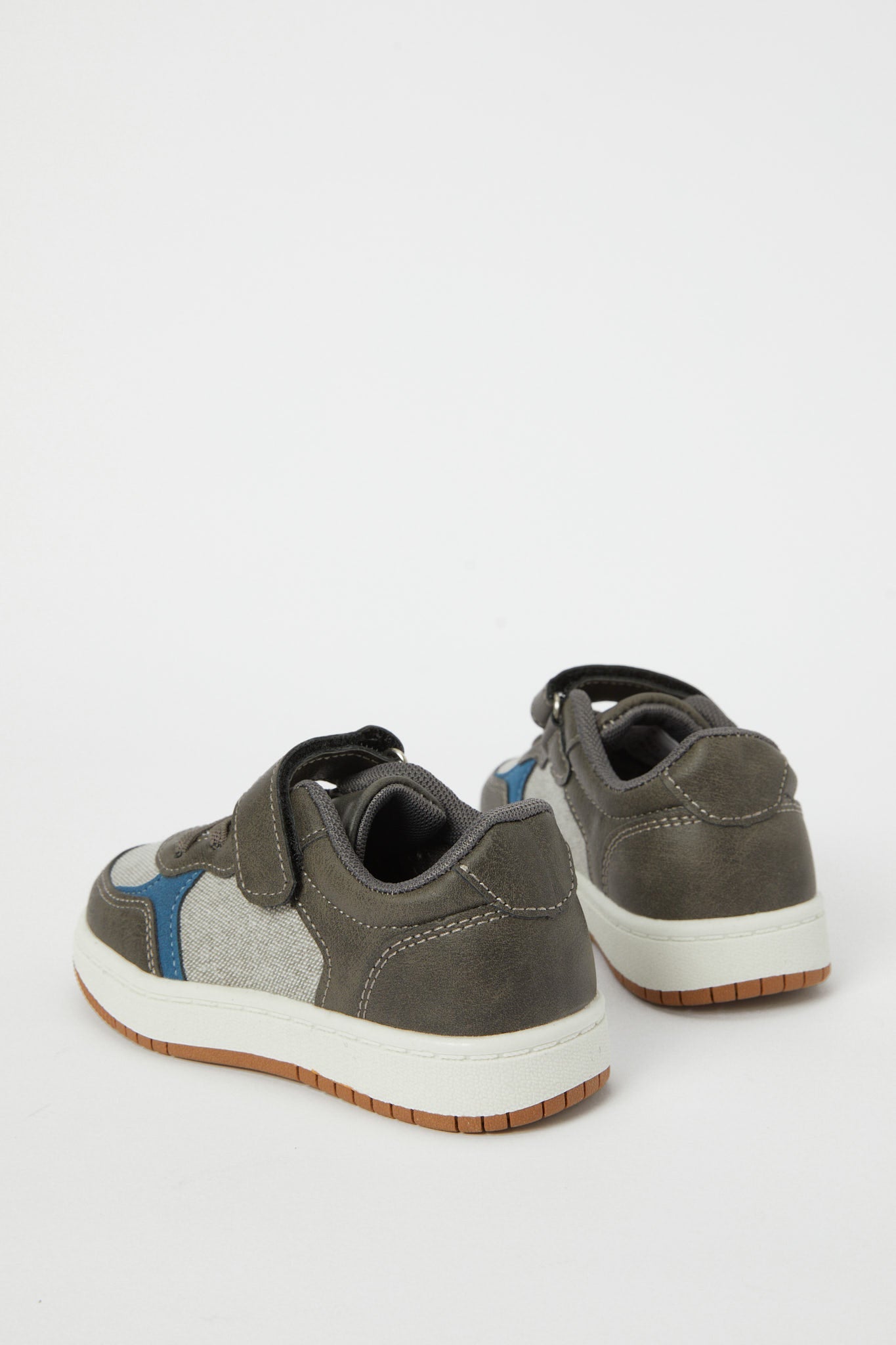 Redtag-Grey-Color-Block-Sneakers-BOY-Sandals,-Category:Shoes,-Colour:Grey,-Deals:New-In,-Filter:Boys-Footwear-(3-to-5-Yrs),-H1:FOO,-H2:BOY,-H3:SHO,-H4:CAH,-N/A,-New-In-BOY-FOO,-Non-Sale,-S23B,-Season:S23B,-Section:Boys-(0-to-14Yrs)-Boys-3 to 5 Years