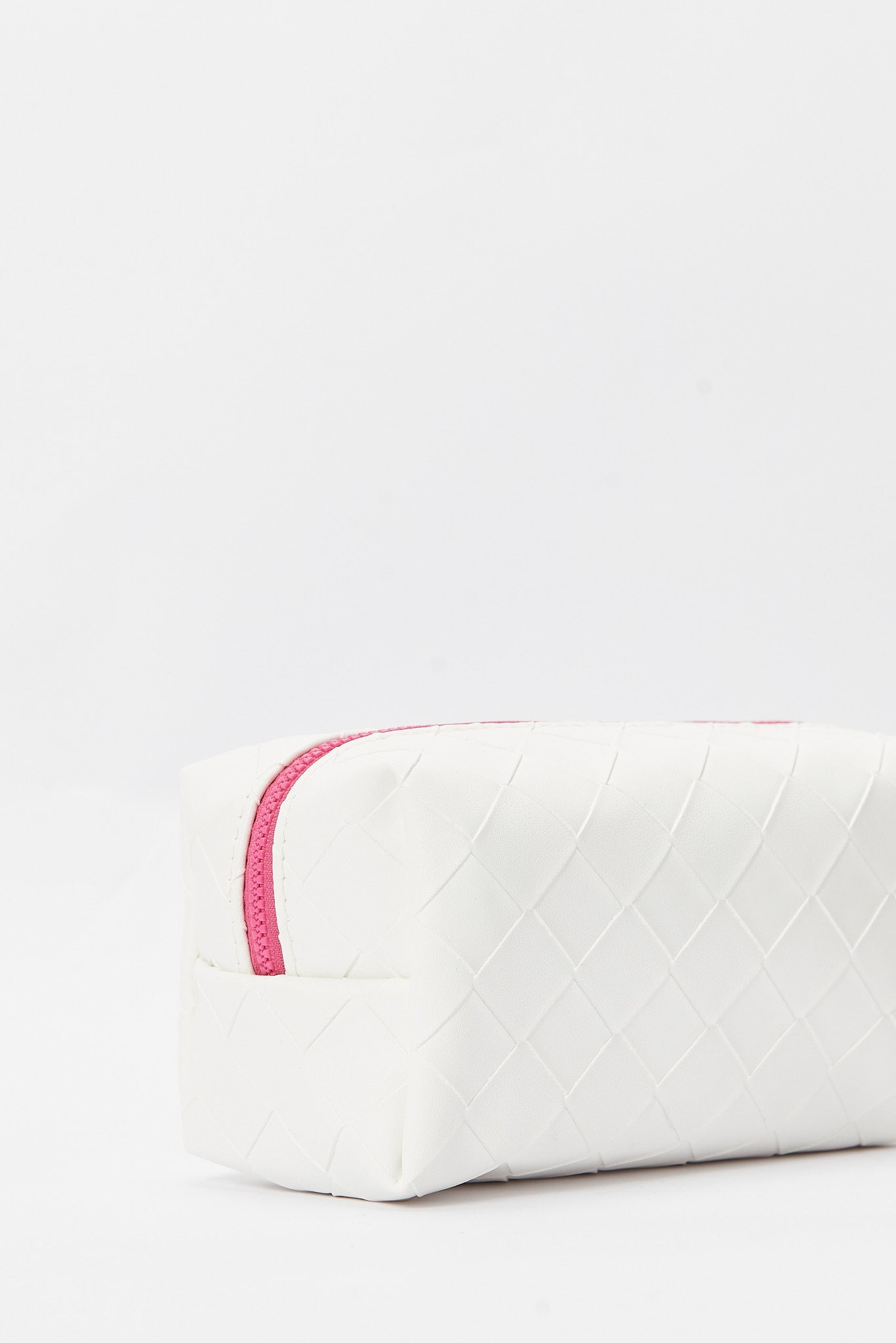 Redtag-White-Stripe-Cosmetic-Pouches-Category:Cosmetics,-Colour:White,-Filter:Women's-Accessories,-New-In,-New-In-Women-ACC,-Non-Sale,-S23B,-Section:Women,-Women-Cosmetics-Women-