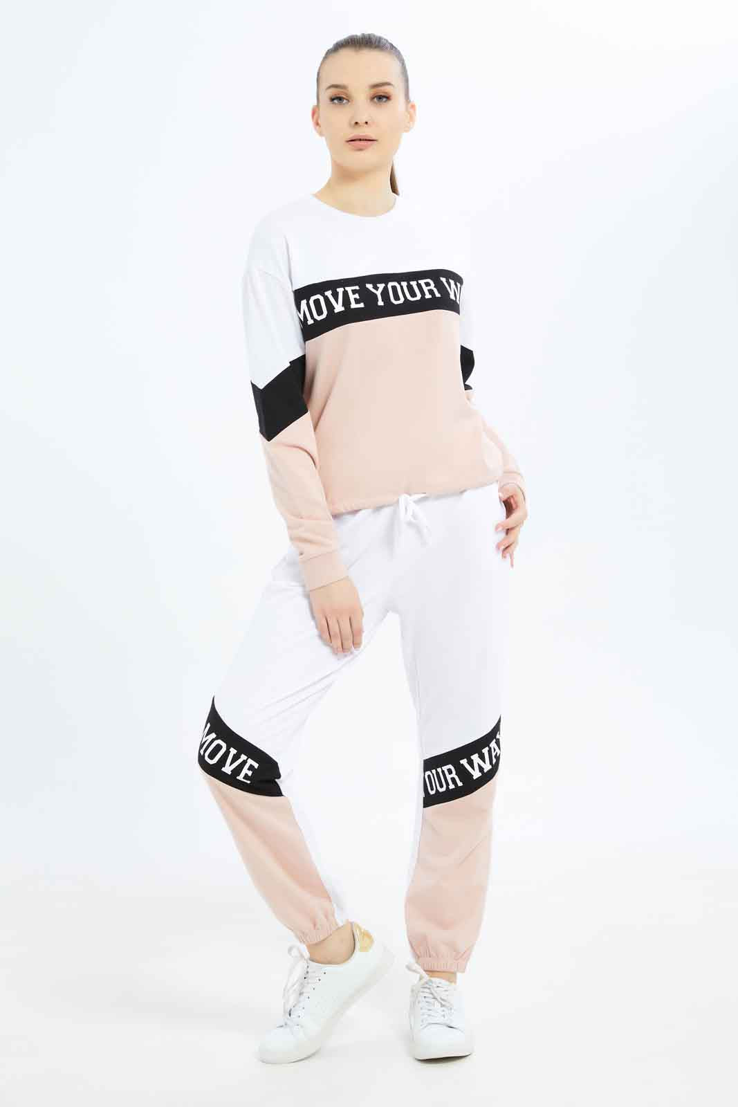 Redtag-Women-Color-Block-Long-Sleeve-Active-Sweatshirt-Category:Sweatshirts,-Colour:Assorted,-Deals:New-In,-Filter:Women's-Clothing,-New-In-Women-APL,-Non-Sale,-S23B,-Section:Women,-Women-Sweatshirts-Women's-