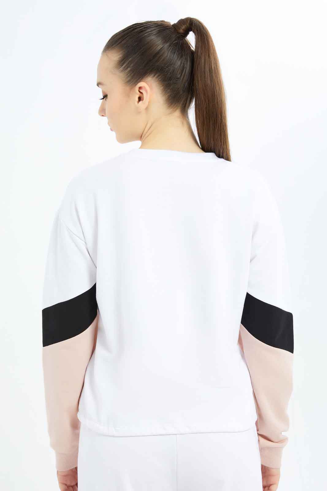 Redtag-Women-Color-Block-Long-Sleeve-Active-Sweatshirt-Category:Sweatshirts,-Colour:Assorted,-Deals:New-In,-Filter:Women's-Clothing,-New-In-Women-APL,-Non-Sale,-S23B,-Section:Women,-Women-Sweatshirts-Women's-
