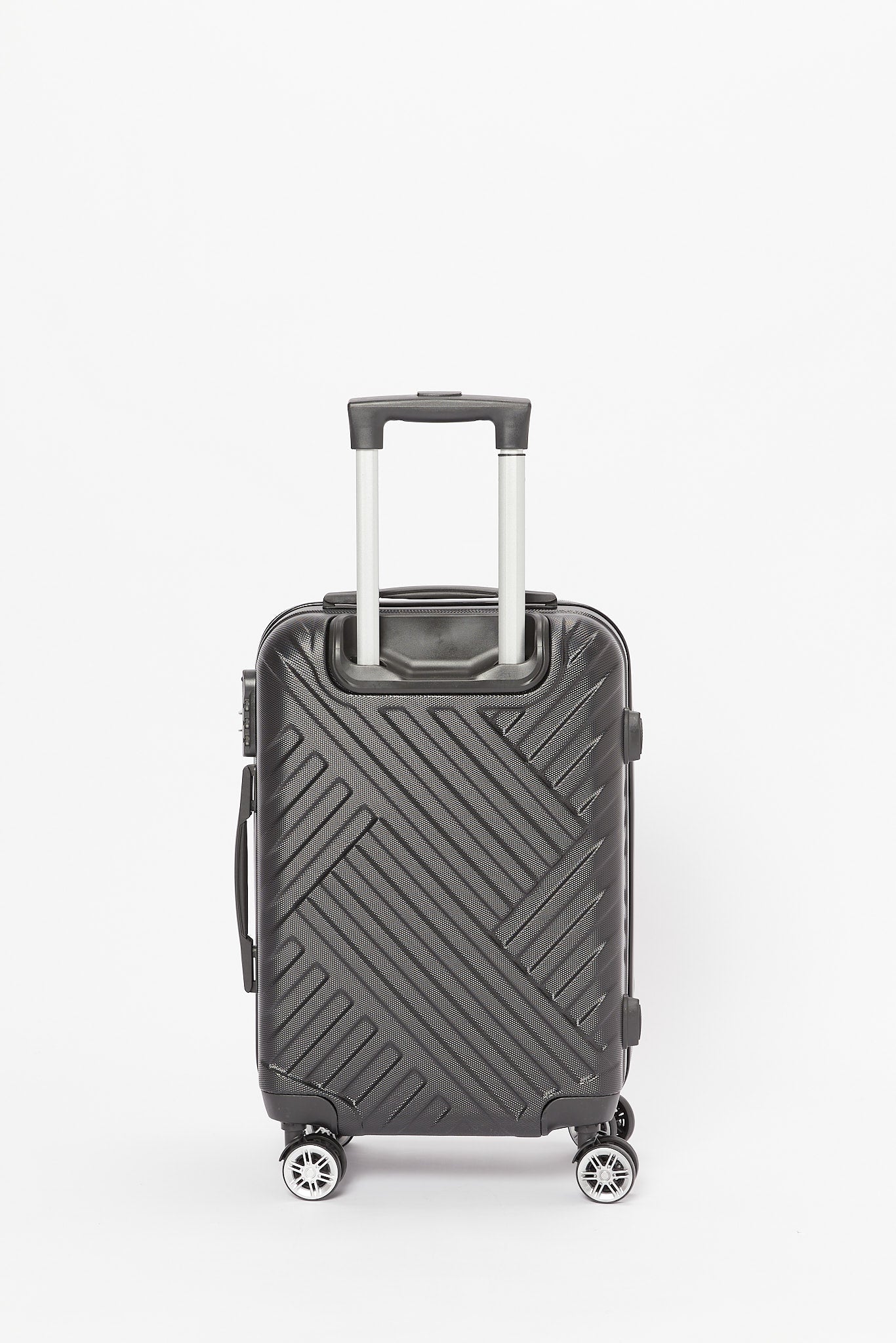 Redtag-Black-Color-20"-Abs-Hard-Trolley-Case-Category:Luggage-Trolleys,-Colour:Black,-Filter:Travel-Accessories,-LUG-Luggage-Trolleys,-New-In,-New-In-LUG-ACC,-Non-Sale,-S23B,-Section:Homewares-Travel-Accessories-