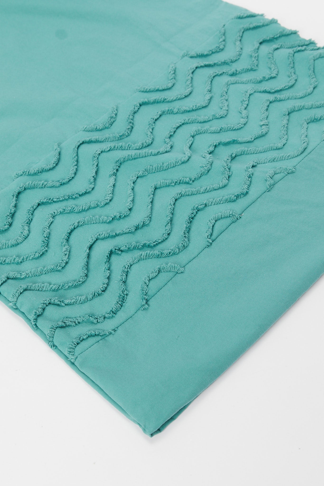 Redtag-Teal-3-Piece-Tufted-Embroidery-Duvet-Cover-Set-(King-Size)-Category:Duvet-Covers,-Colour:Teal,-Deals:New-In,-Filter:Home-Bedroom,-H1:HMW,-H2:BED,-H3:BLN,-H4:DVC,-HMW-BED-Duvet-Covers,-New-In-HMW-BED,-Non-Sale,-Packs,-Promo:RIVA,-S23B,-Season:S23B,-Section:Homewares,-Set:Set-of-3,-Style:EMBROIDERY-Home-Bedroom-