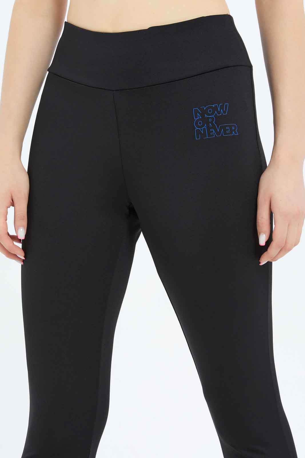 Redtag-Women-Blue-Color-Bblock-Active-Pant-With-Placement-Print-Category:Joggers,-Colour:Assorted,-Deals:New-In,-Filter:Women's-Clothing,-New-In-Women-APL,-Non-Sale,-S23B,-Section:Women,-Women-Joggers-Women's-