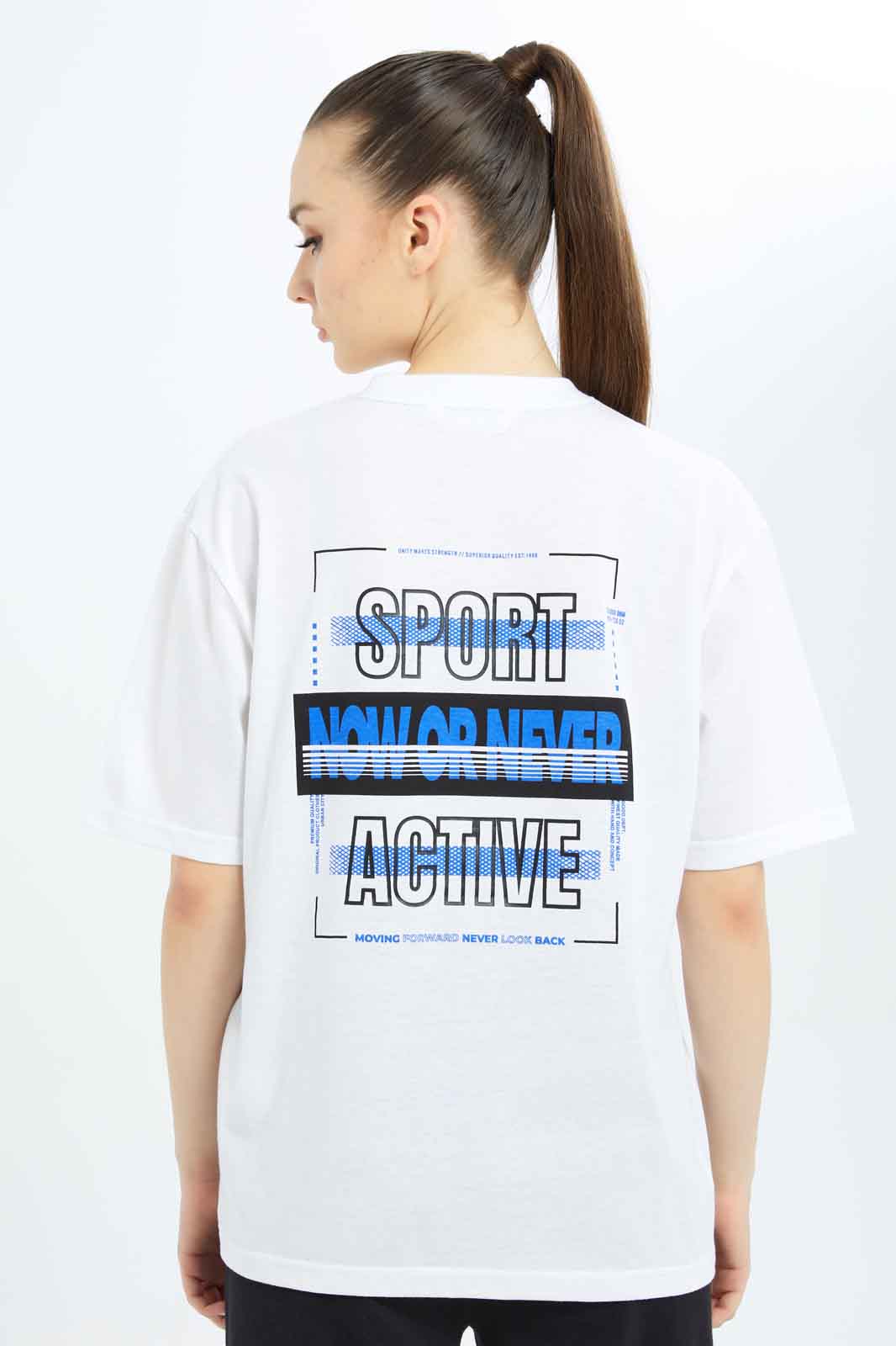 Redtag-Women-White-Oversized-Placement-Print-T-Shirt-Category:T-Shirts,-Colour:White,-Deals:New-In,-Filter:Women's-Clothing,-New-In-Women-APL,-Non-Sale,-S23B,-Section:Women,-Women-T-Shirts-Women's-