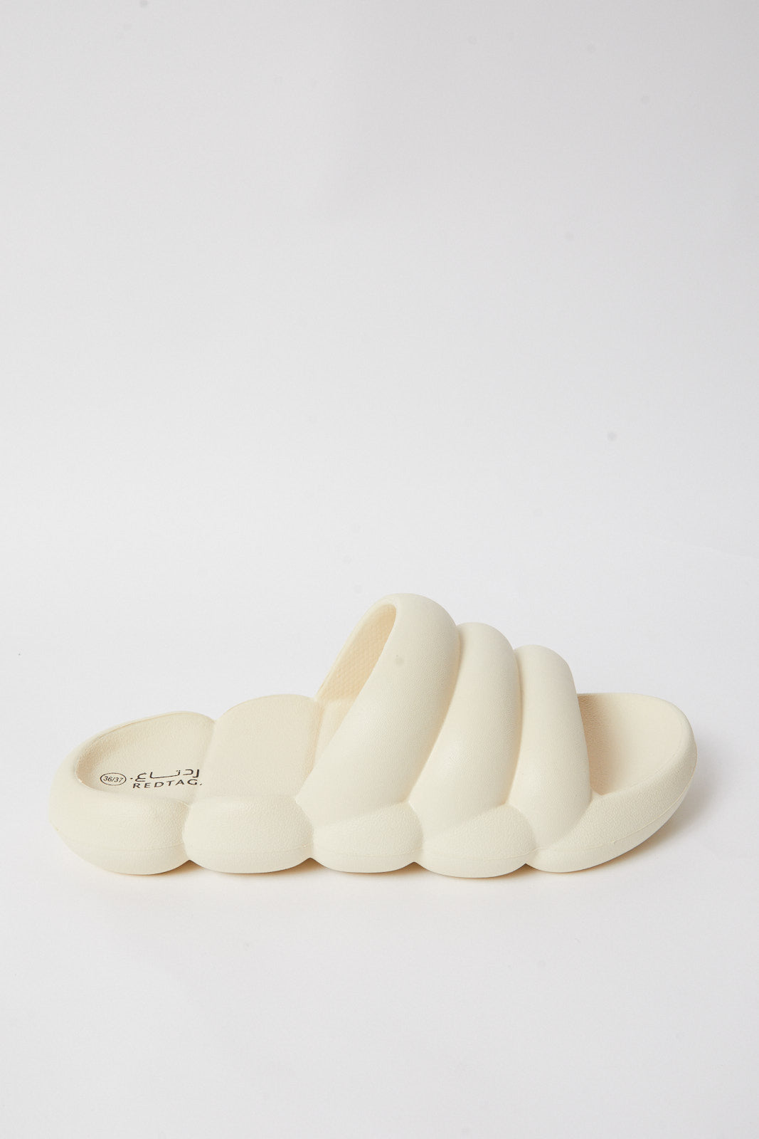 Redtag-Ivory-Moulded-Mule-Category:Flip-Flops,-Colour:Ivory,-Deals:New-In,-Filter:Women's-Footwear,-N/A,-New-In-Women-FOO,-Non-Sale,-S23B,-Section:Women,-Women-Flip-Flops-Women's-