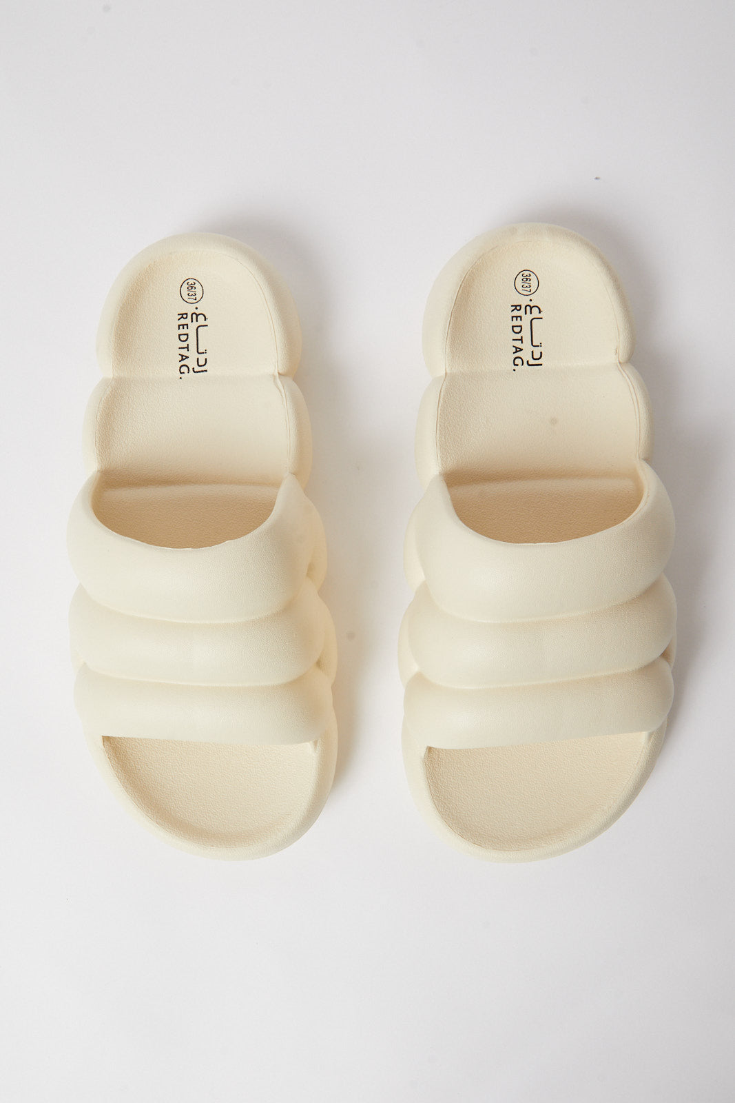 Redtag-Ivory-Moulded-Mule-Category:Flip-Flops,-Colour:Ivory,-Deals:New-In,-Filter:Women's-Footwear,-N/A,-New-In-Women-FOO,-Non-Sale,-S23B,-Section:Women,-Women-Flip-Flops-Women's-