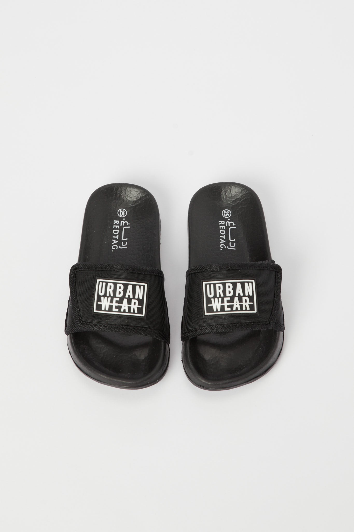 Redtag-Black-Slogan-Embossed-Slide-BOY-Flip-Flops,-Category:Flip-Flops,-Colour:Black,-Deals:New-In,-Filter:Boys-Footwear-(3-to-5-Yrs),-H1:FOO,-H2:BOY,-H3:SAF,-H4:FLF,-N/A,-New-In-BOY-FOO,-Non-Sale,-S23B,-Season:S23B,-Section:Boys-(0-to-14Yrs)-Boys-3 to 5 Years