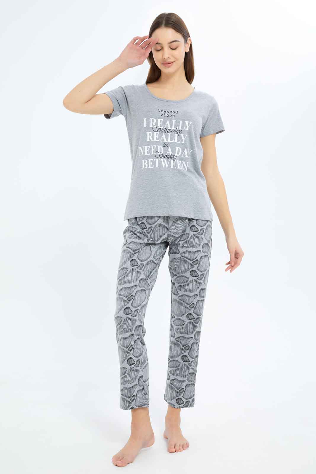 Redtag-Women-Assorted-Short-Aop-Bottom-Sleeves-Pajama-Set-Category:Pyjama-Sets,-Colour:Assorted,-Deals:New-In,-Filter:Women's-Clothing,-New-In-Women-APL,-Non-Sale,-S23B,-Section:Women,-TBL,-Women-Pyjama-Sets--