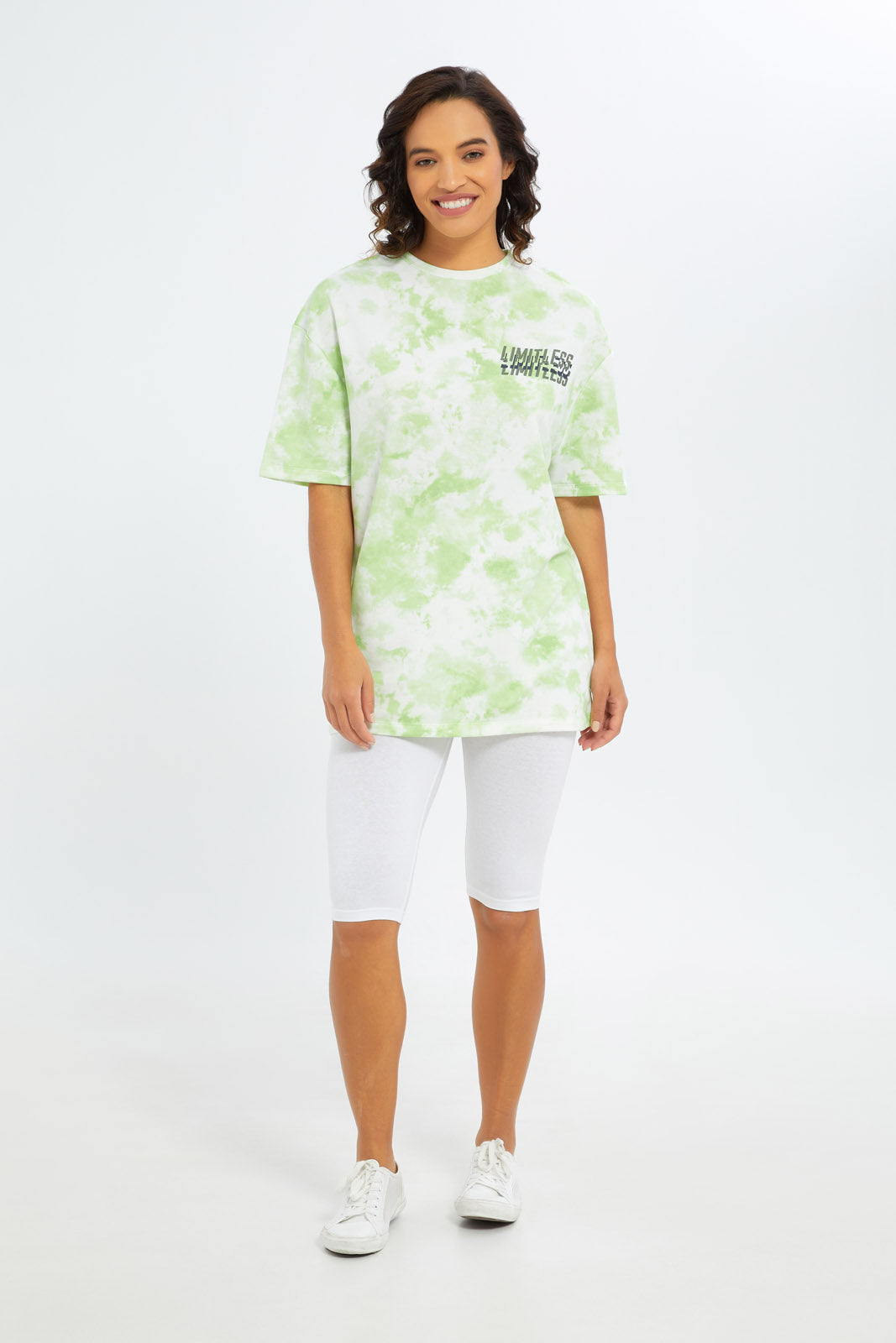Redtag-Women-White-Knee-Length-Capri-Category:Leggings,-Colour:White,-Deals:New-In,-Filter:Women's-Clothing,-H1:LWR,-H2:LAD,-H3:TRS,-H4:LEG,-New-In-Women-APL,-Non-Sale,-S23B,-Season:S23B,-Section:Women,-Women-Leggings-Women's-