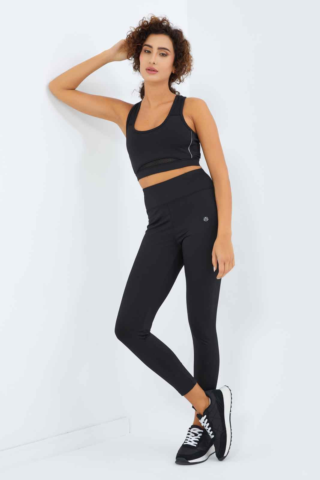 Redtag-Women-Black-Basic-Active-Legging-Category:Joggers,-Colour:Black,-Deals:New-In,-Filter:Women's-Clothing,-New-In-Women-APL,-Non-Sale,-S23B,-Section:Women,-Women-Joggers-Women's-