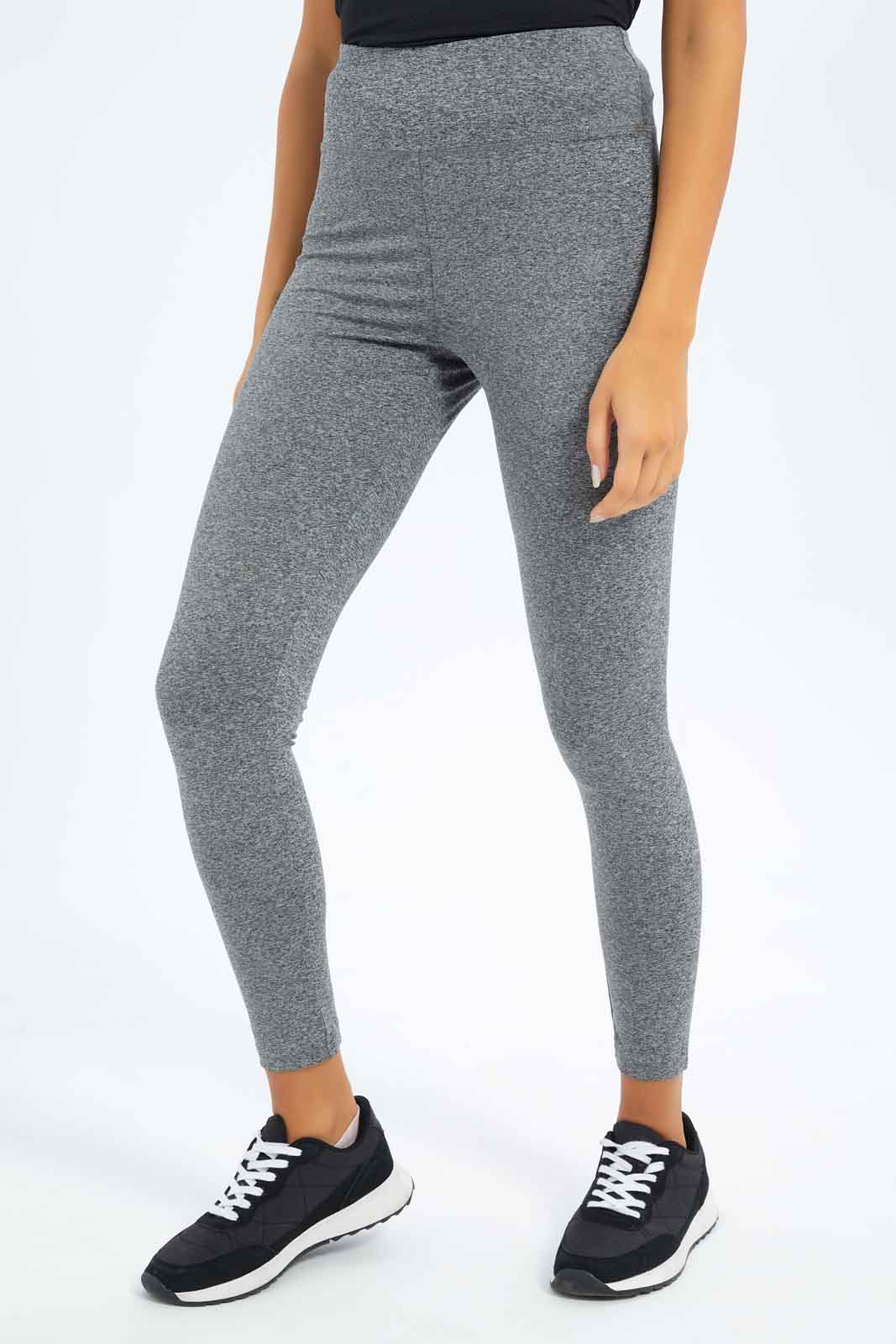 Redtag-Women-Grey-Basic-Active-Legging-Category:Joggers,-Colour:Grey,-Deals:New-In,-Filter:Women's-Clothing,-New-In-Women-APL,-Non-Sale,-S23B,-Section:Women,-Women-Joggers-Women's-
