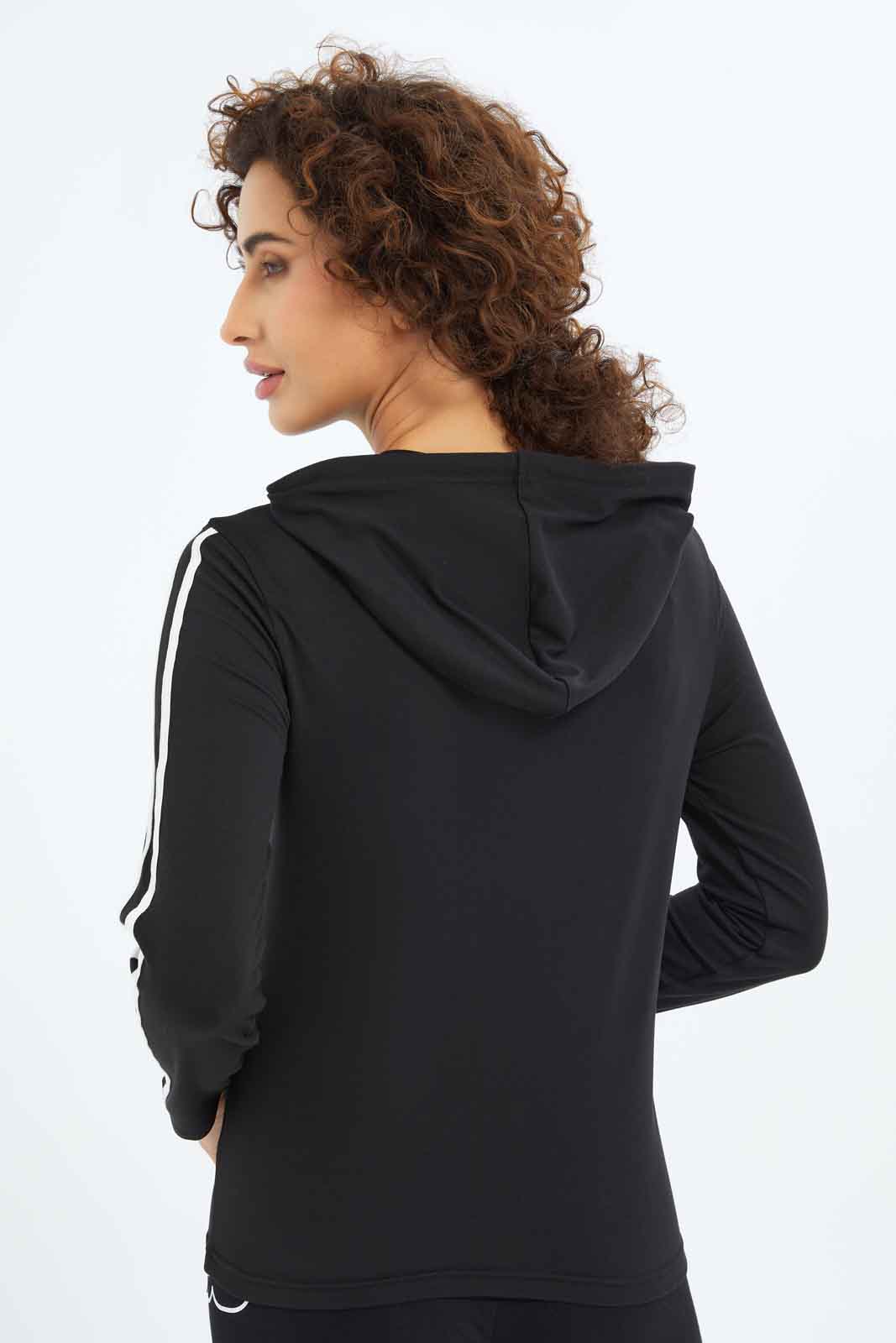 Redtag-Women-Black-Hoodie-Placement-Print-Sweatshirt-Category:Sweatshirts,-Colour:Black,-Deals:New-In,-Filter:Women's-Clothing,-New-In-Women-APL,-Non-Sale,-S23B,-Section:Women,-Women-Sweatshirts-Women's-