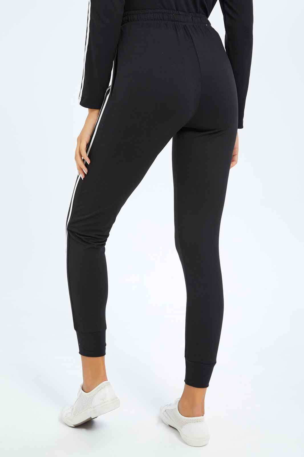 Redtag-Women-Black-Palcement-Print-Active-Pant-Category:Joggers,-Colour:Black,-Deals:New-In,-Filter:Women's-Clothing,-New-In-Women-APL,-Non-Sale,-S23B,-Section:Women,-Women-Joggers-Women's-