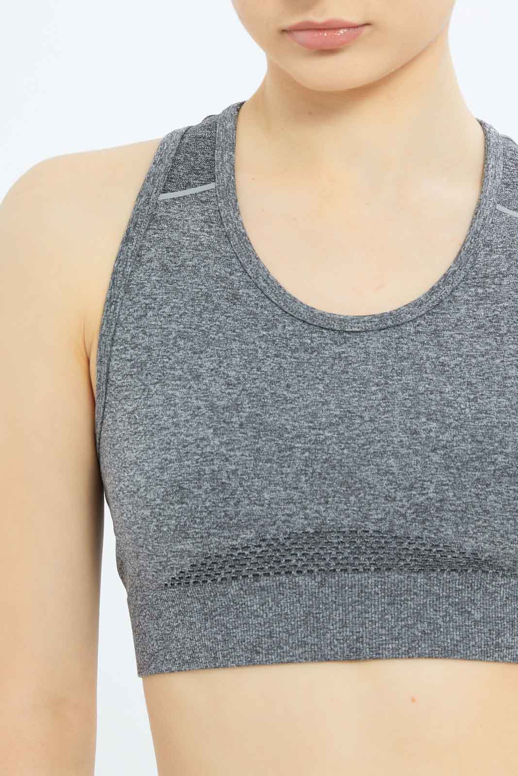 Redtag-Women-Sports-Bra-With-Reflector-Detaling-Category:T-Shirts,-Colour:Grey,-Deals:New-In,-Filter:Women's-Clothing,-New-In-Women-APL,-Non-Sale,-S23B,-Section:Women,-Women-T-Shirts-Women's-
