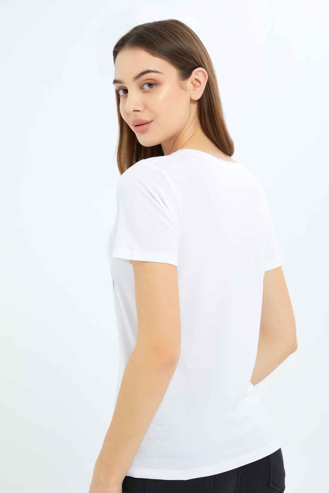 Redtag-Women-Embellished-T-Shirt-Category:T-Shirts,-Colour:Assorted,-Deals:New-In,-Filter:Women's-Clothing,-New-In-Women-APL,-Non-Sale,-S23B,-Section:Women,-TBL,-Women-T-Shirts-Women's-
