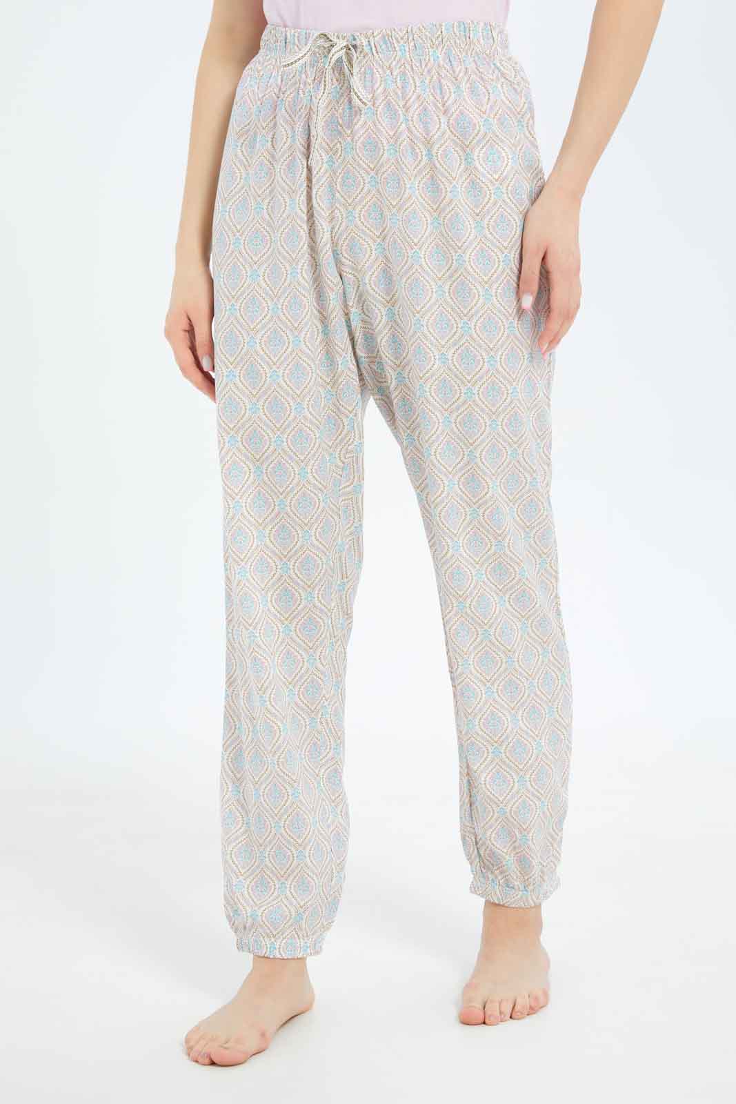 Redtag-Women-Assorted-Short-Sleeves-Table-Pajama-Set-Category:Pyjama-Sets,-Colour:Assorted,-Deals:New-In,-Filter:Women's-Clothing,-New-In-Women-APL,-Non-Sale,-S23B,-Section:Women,-TBL,-Women-Pyjama-Sets--