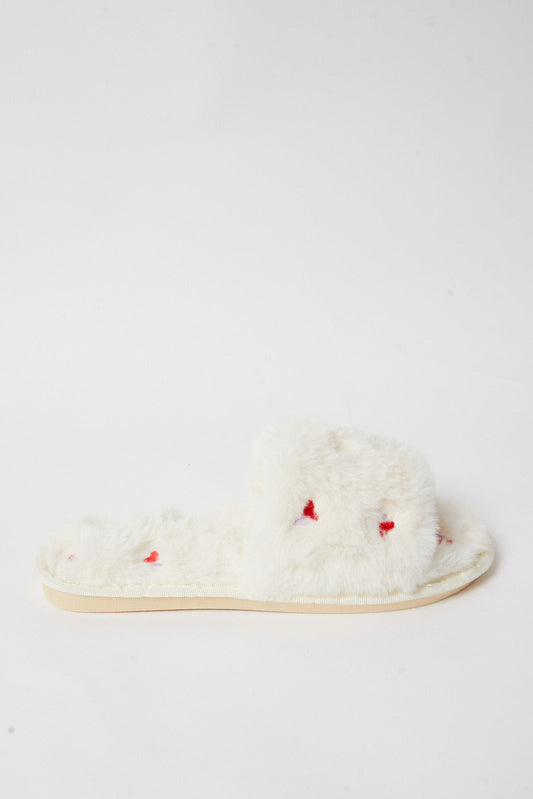 Redtag-Ivory-Embroidered-Slipper-Category:Slippers,-Colour:Ivory,-Deals:New-In,-Filter:Women's-Footwear,-N/A,-New-In-Women-FOO,-Non-Sale,-S23B,-Section:Women,-Women-Slippers-Women's-