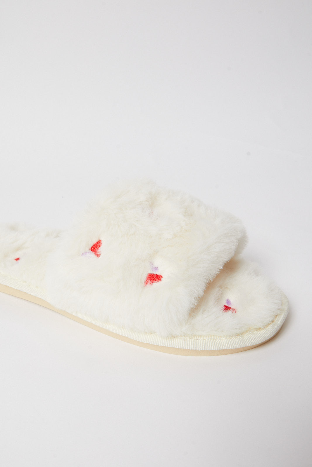 Redtag-Ivory-Embroidered-Slipper-Category:Slippers,-Colour:Ivory,-Deals:New-In,-Filter:Women's-Footwear,-N/A,-New-In-Women-FOO,-Non-Sale,-S23B,-Section:Women,-Women-Slippers-Women's-