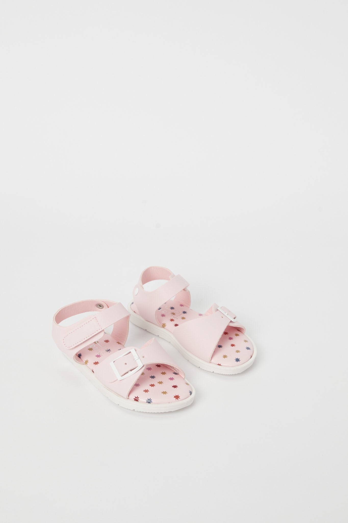 Redtag-Pink-Printed-Insole-Cork-Sandal-Category:Sandals,-Colour:Pink,-Deals:New-In,-Filter:Girls-Footwear-(3-to-5-Yrs),-GIR-Sandals,-H1:FOO,-H2:GIR,-H3:SAF,-H4:SAN,-N/A,-New-In-GIR-FOO,-Non-Sale,-S23C,-Season:S23C,-Section:Girls-(0-to-14Yrs)-Girls-3 to 5 Years