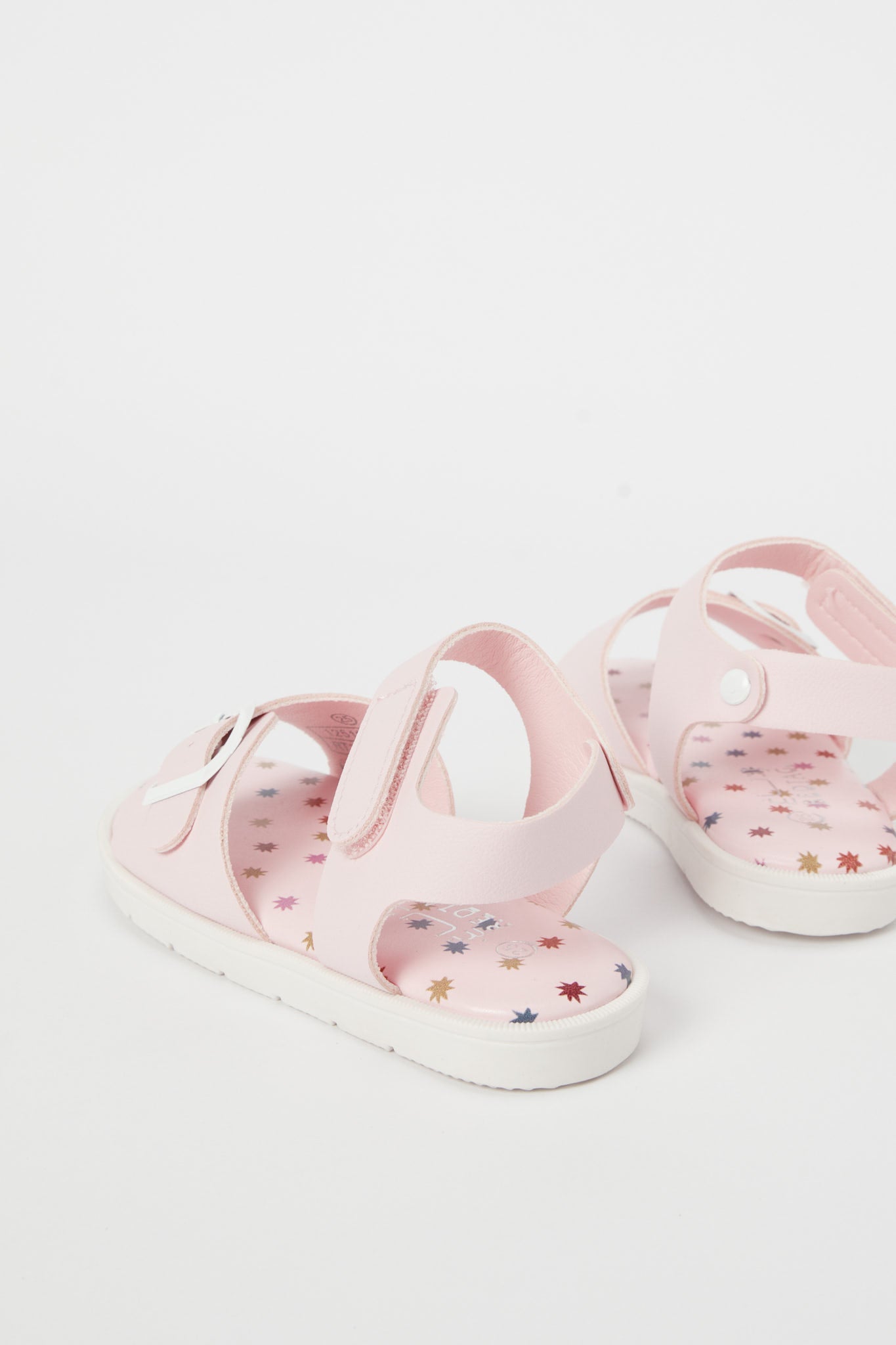 Redtag-Pink-Printed-Insole-Cork-Sandal-Category:Sandals,-Colour:Pink,-Deals:New-In,-Filter:Girls-Footwear-(3-to-5-Yrs),-GIR-Sandals,-H1:FOO,-H2:GIR,-H3:SAF,-H4:SAN,-N/A,-New-In-GIR-FOO,-Non-Sale,-S23C,-Season:S23C,-Section:Girls-(0-to-14Yrs)-Girls-3 to 5 Years