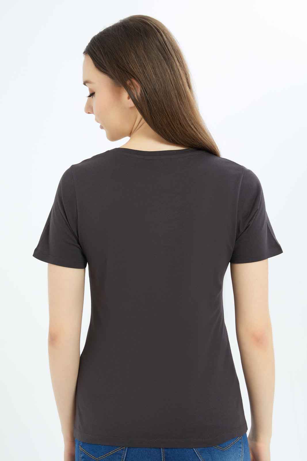 Redtag-Women-Black-Positive-Thoughts-Embellsihed-T-Shirt-Category:T-Shirts,-Colour:Black,-Deals:New-In,-Filter:Women's-Clothing,-New-In-Women-APL,-Non-Sale,-S23B,-Section:Women,-TBL,-Women-T-Shirts-Women's-
