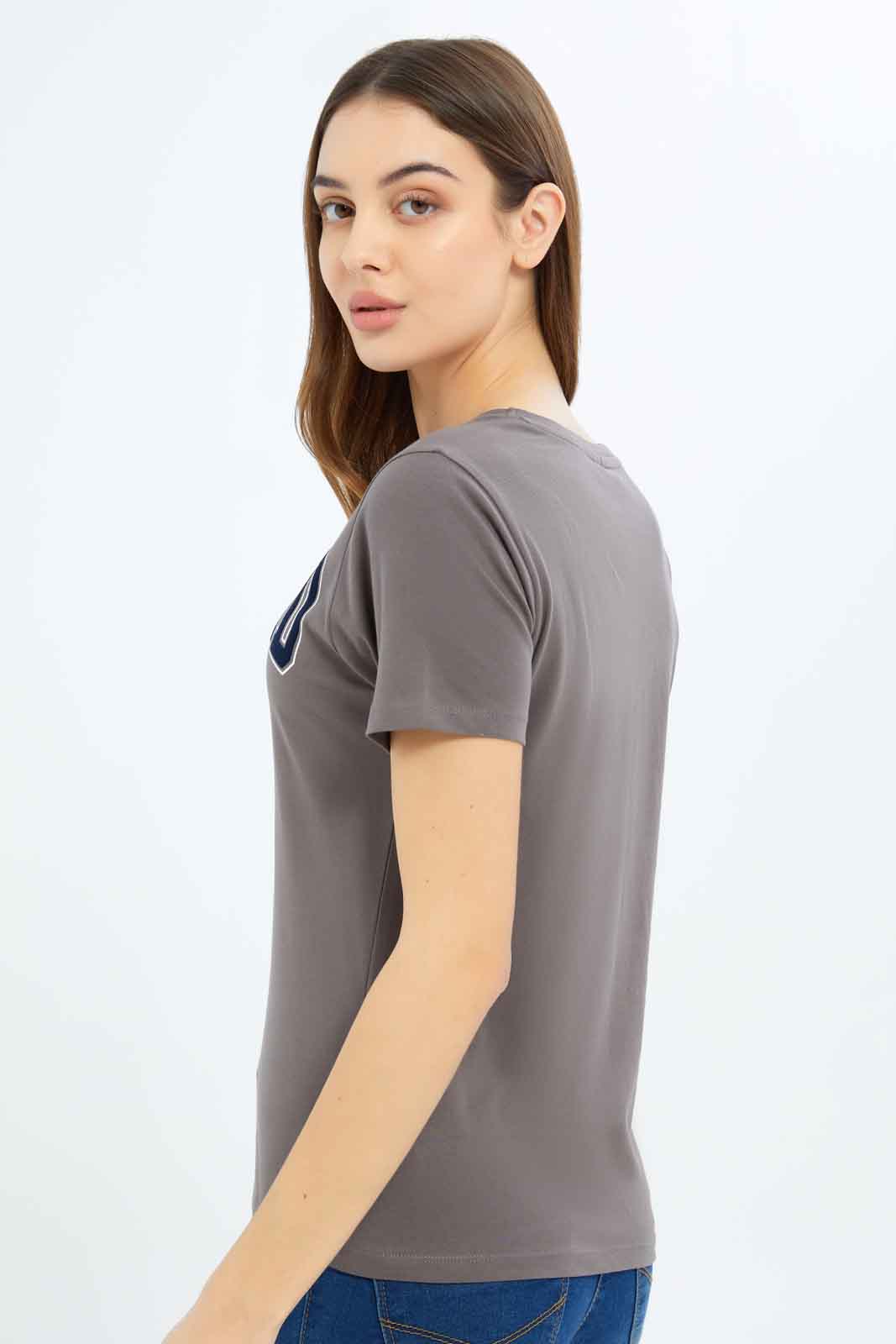 Redtag-Women-Charcoal-Oxford-Printed-T-Shirt-Category:T-Shirts,-Colour:Charcoal,-Deals:New-In,-Filter:Women's-Clothing,-New-In-Women-APL,-Non-Sale,-S23B,-Section:Women,-TBL,-Women-T-Shirts-Women's-