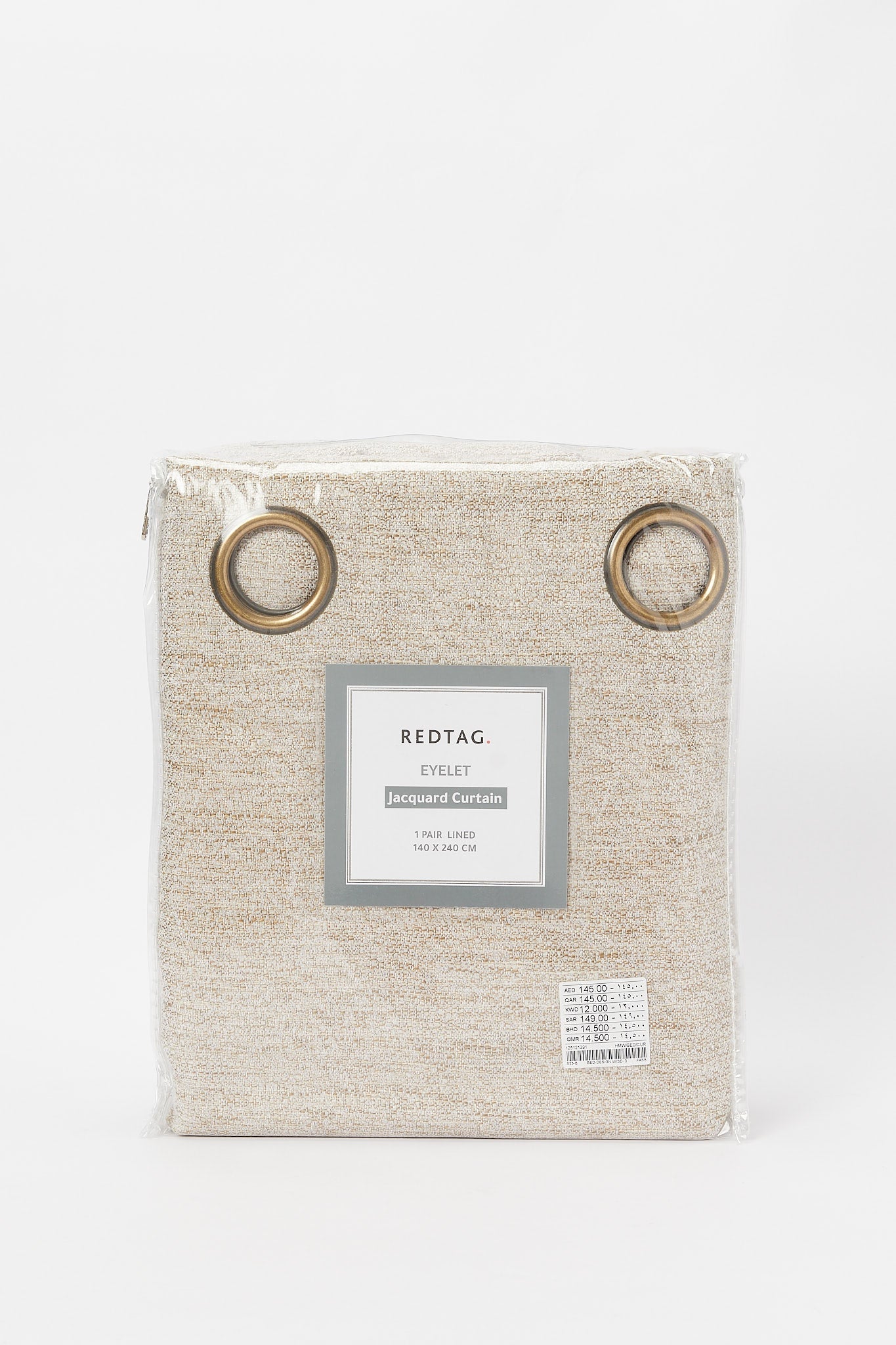 Redtag-Beige-2-Piece-Textured-Jacquard-Curtain-(-With-Lining-)-Category:Curtains,-Colour:Beige,-Deals:New-In,-Filter:Home-Bedroom,-H1:HMW,-H2:BED,-H3:BCC,-H4:CUR,-HMW-BED-Curtains,-New-In-HMW-BED,-Non-Sale,-Packs,-Promo:JULIETTE,-S23B,-Season:S23B,-Section:Homewares,-Set:Set-of-2,-Style:JACQUARD-Home-Bedroom-