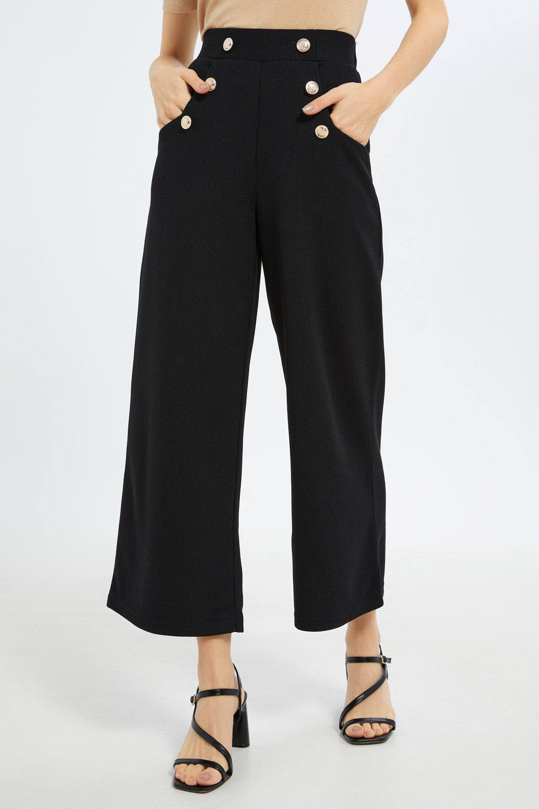 Redtag-Women-Black-Trousers-Category:Trousers,-Colour:Black,-Deals:New-In,-Filter:Women's-Clothing,-LDC,-LDC-Trousers,-New-In-LDC-APL,-Non-Sale,-S23C,-Section:Women,-TBL-Women's-