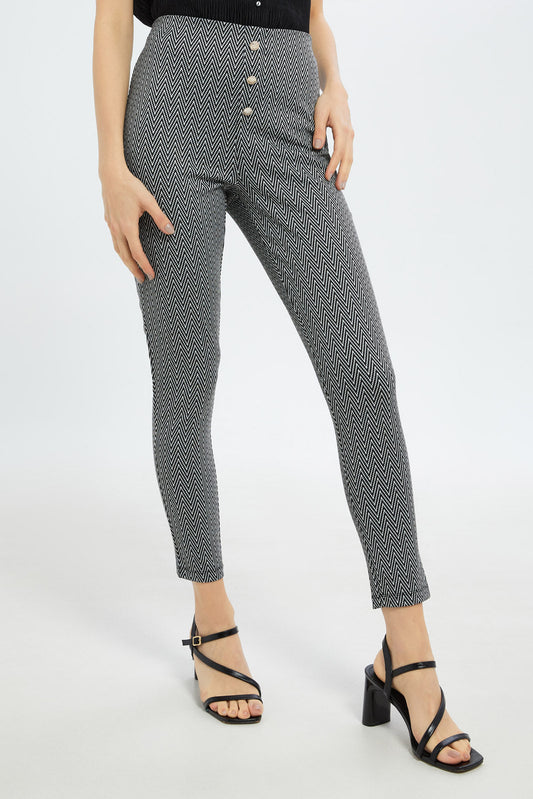 Redtag-Women-Black-Printed-Leggings-Category:Leggings,-Colour:Black,-Deals:New-In,-Filter:Women's-Clothing,-LDC,-LDC-Leggings,-New-In-LDC-APL,-Non-Sale,-S23C,-Section:Women,-TBL-Women's-