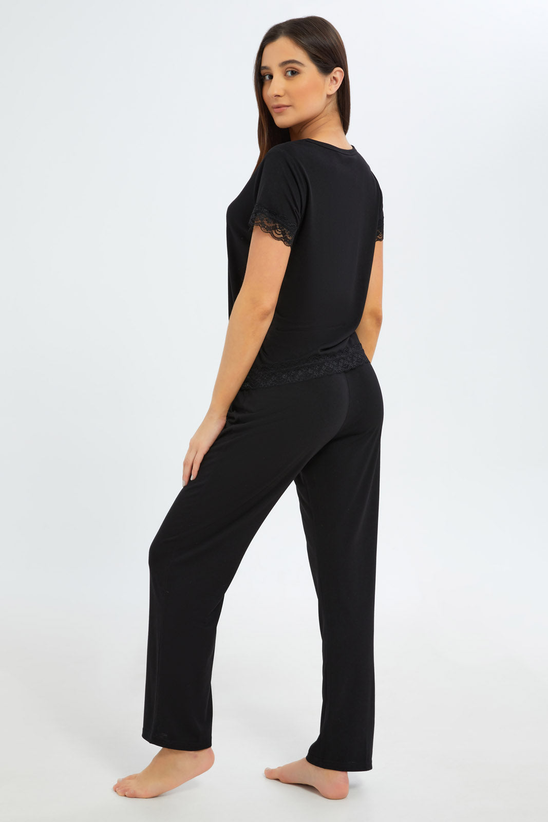 Redtag-Women-Plain-Poly-Viscose-Pyjama-Set-Category:Pyjama-Sets,-Colour:Assorted,-Deals:New-In,-Filter:Women's-Clothing,-New-In-Women-APL,-Non-Sale,-S23B,-Section:Women,-Women-Pyjama-Sets--