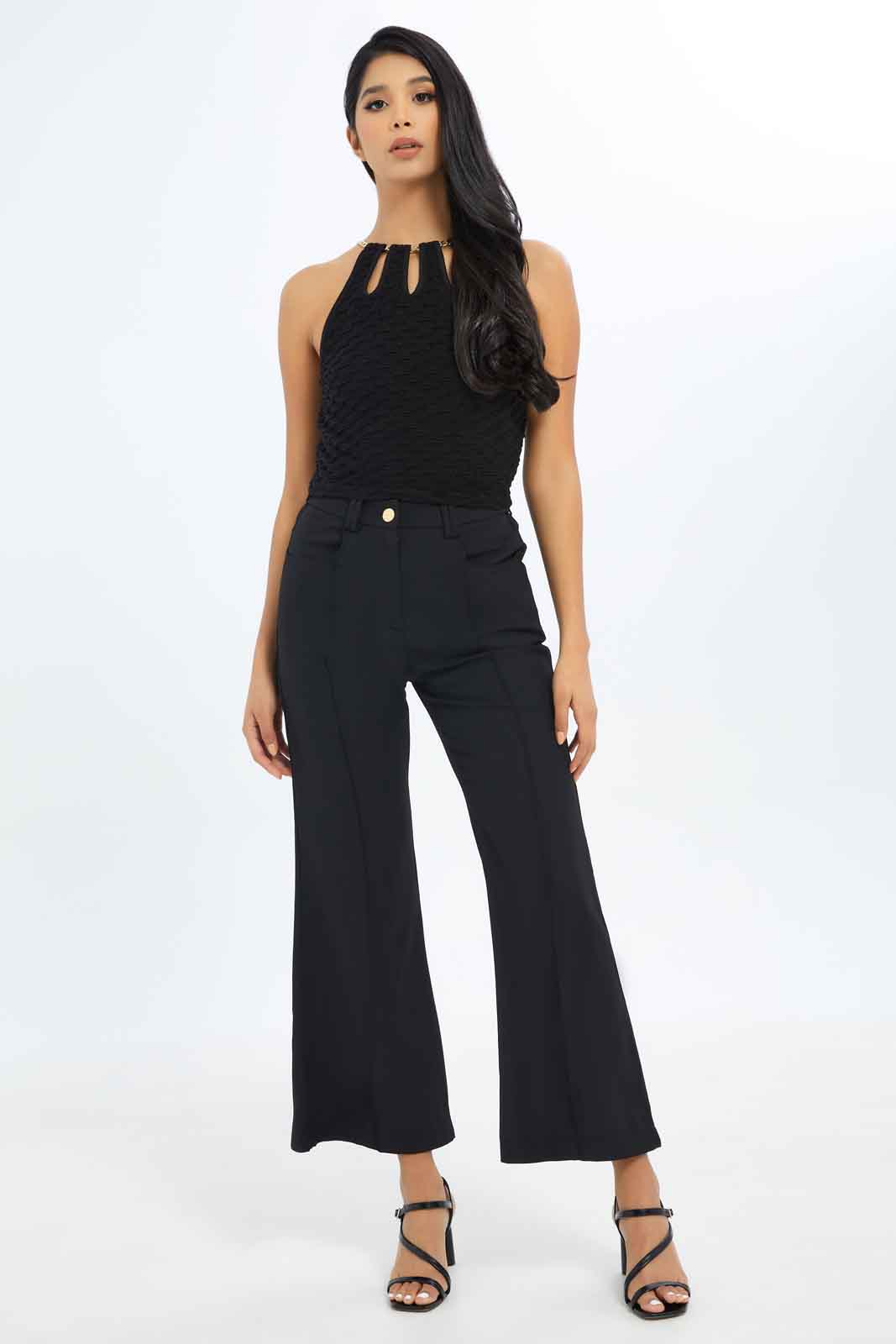 Redtag-Women-Black-Sleeveless-With-Neck-Cut-Out-Detail-Top-Category:Tops,-Colour:Black,-Deals:New-In,-Filter:Women's-Clothing,-LEC,-LEC-Tops,-New-In-LEC-APL,-Non-Sale,-S23B,-Section:Women-Women's-