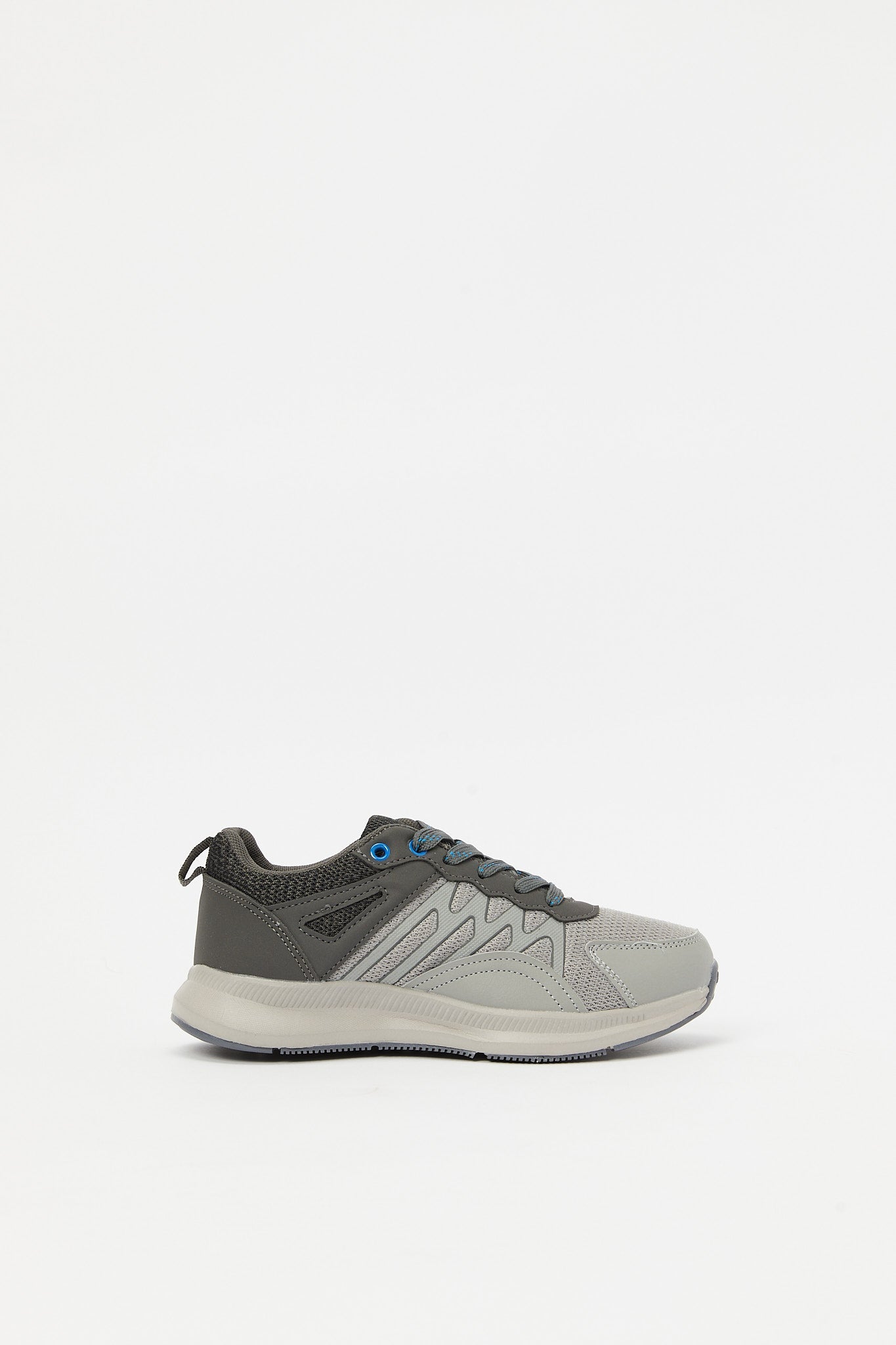 Redtag-Grey-Material-Block-Sneaker-BSR-Trainers,-Category:Trainers,-Colour:Charcoal,-Deals:New-In,-Filter:Boys-Footwear-(5-to-14-Yrs),-H1:FOO,-H2:BSR,-H3:TRN,-H4:CLT,-N/A,-New-In-BSR-FOO,-Non-Sale,-S23C,-Season:S23C,-Section:Boys-(0-to-14Yrs)-Senior-Boys-5 to 14 Years