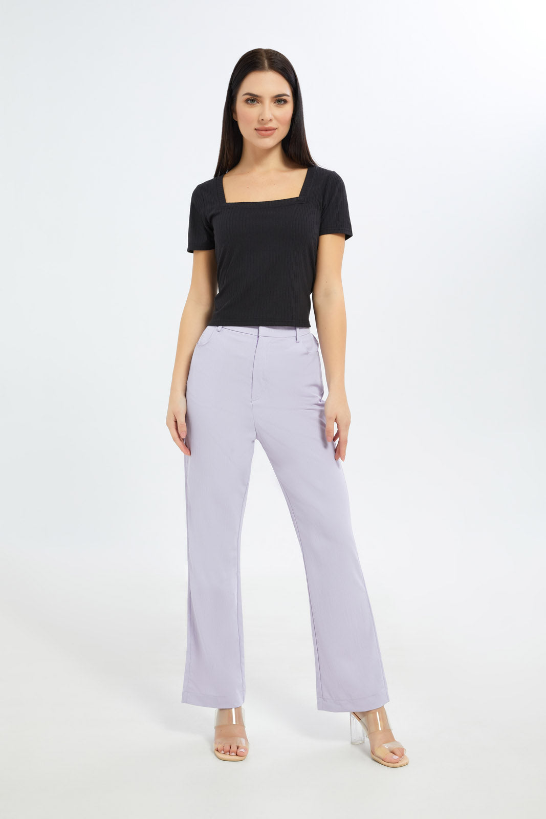 Redtag-Women-Black-Square-Neck-Top-Category:Tops,-Colour:Black,-Deals:New-In,-Filter:Women's-Clothing,-H1:LWR,-H2:LEC,-H3:JYT,-H4:FJT,-LEC,-LEC-Tops,-New-In-LEC-APL,-Non-Sale,-S23C,-Season:S23C,-Section:Women-Women's-
